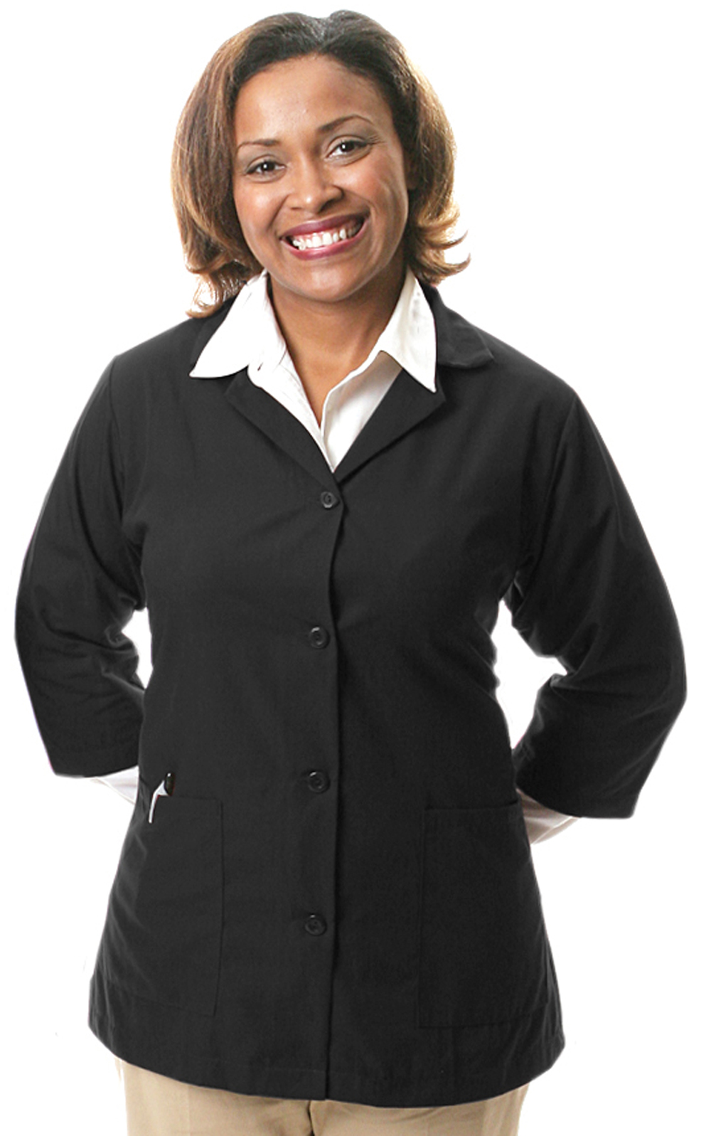 Women's 3/4 Sleeve Smock Uniform XS-5XL