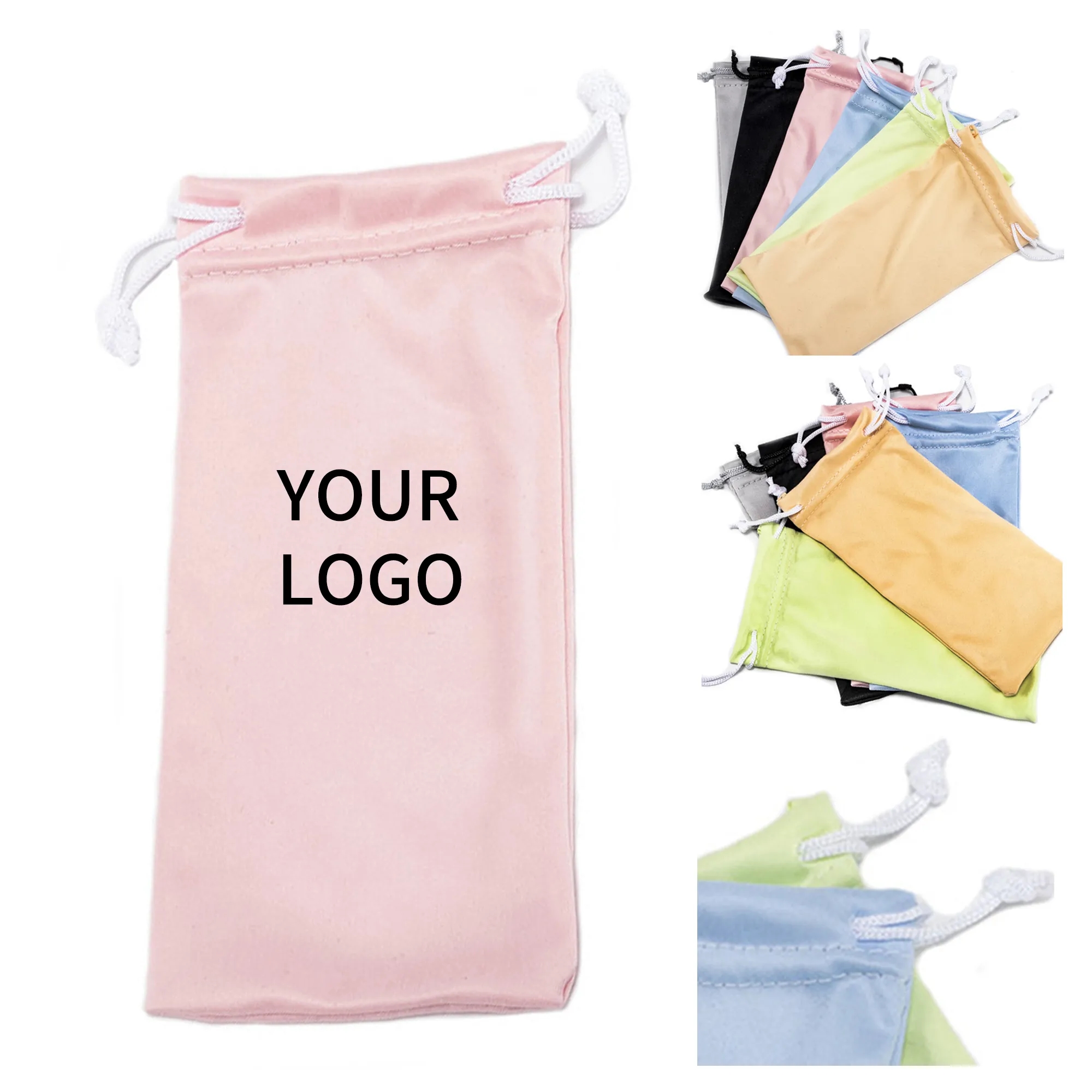 Microfiber Glasses Bag with Drawstring 2