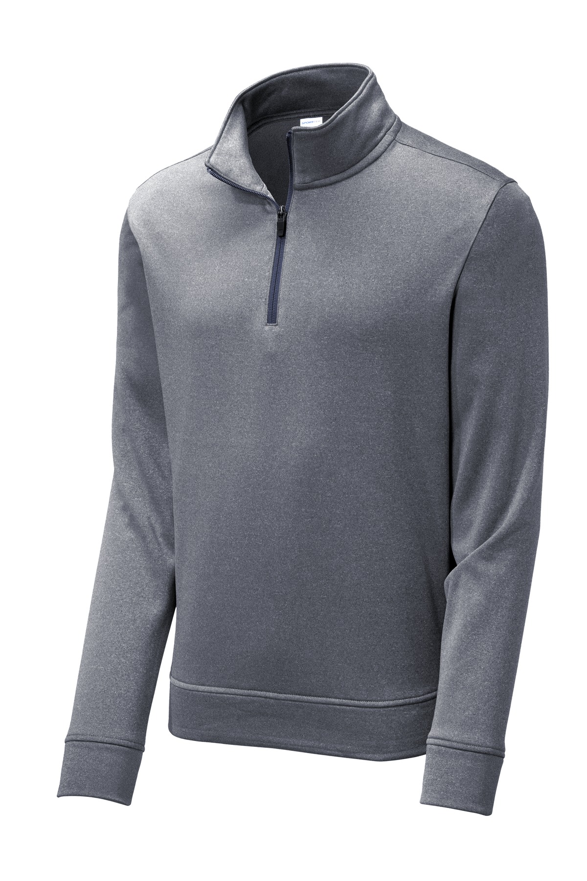Sport-Tek PosiCharge Sport-Wick Heather Fleece 1/4-Zip Pullover. ST263, custom hoodie or sweatshirt with logo imprint 17