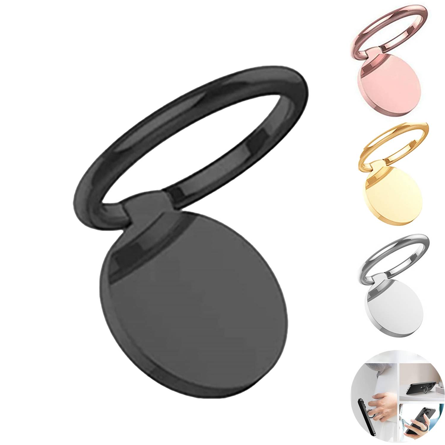 Zinc Alloy Adjustable Phone Ring Holder Stand 15