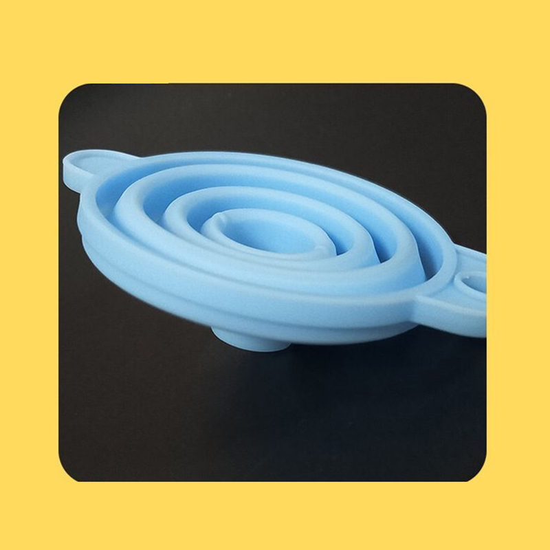 Collapsible Silicone Funnels Foldable Kitchen Funnels for Water Bottle 6