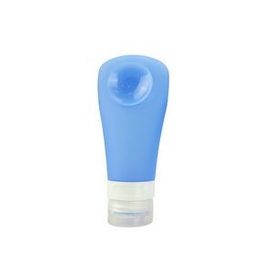 60ml Silicone Travel Bottle With Sucker And Flip Up Lid 24
