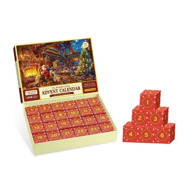 Advent Calendar 2025 Jigsaw Puzzle 1008 Pieces For Christmas 2