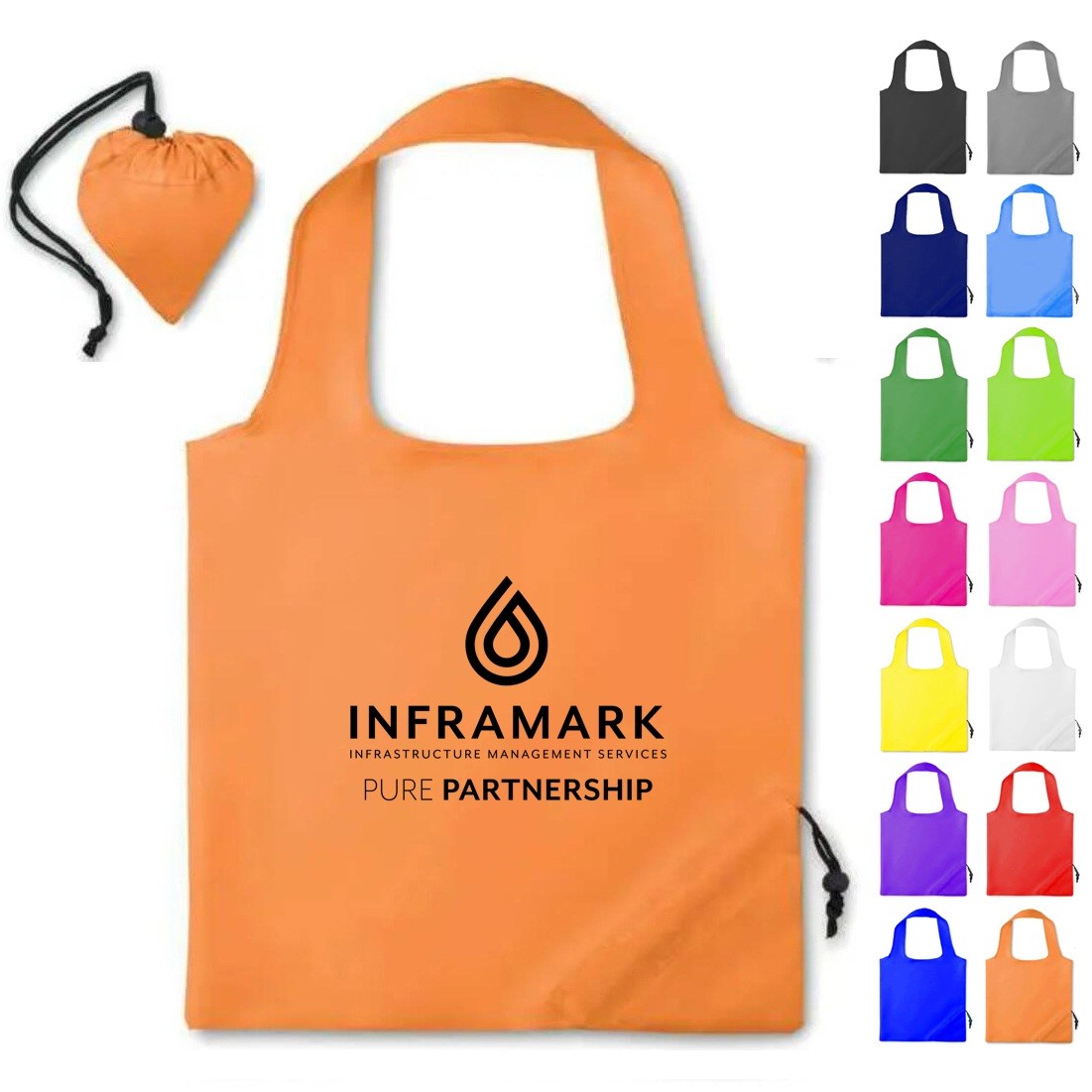 Full Color Collapsible Foldable Bag With Handle 2