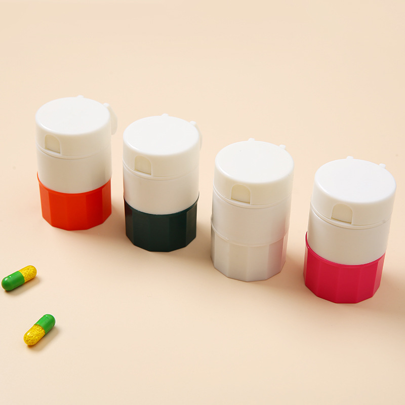 4 in 1 Pill Box with Cutter Grinder Cup 3