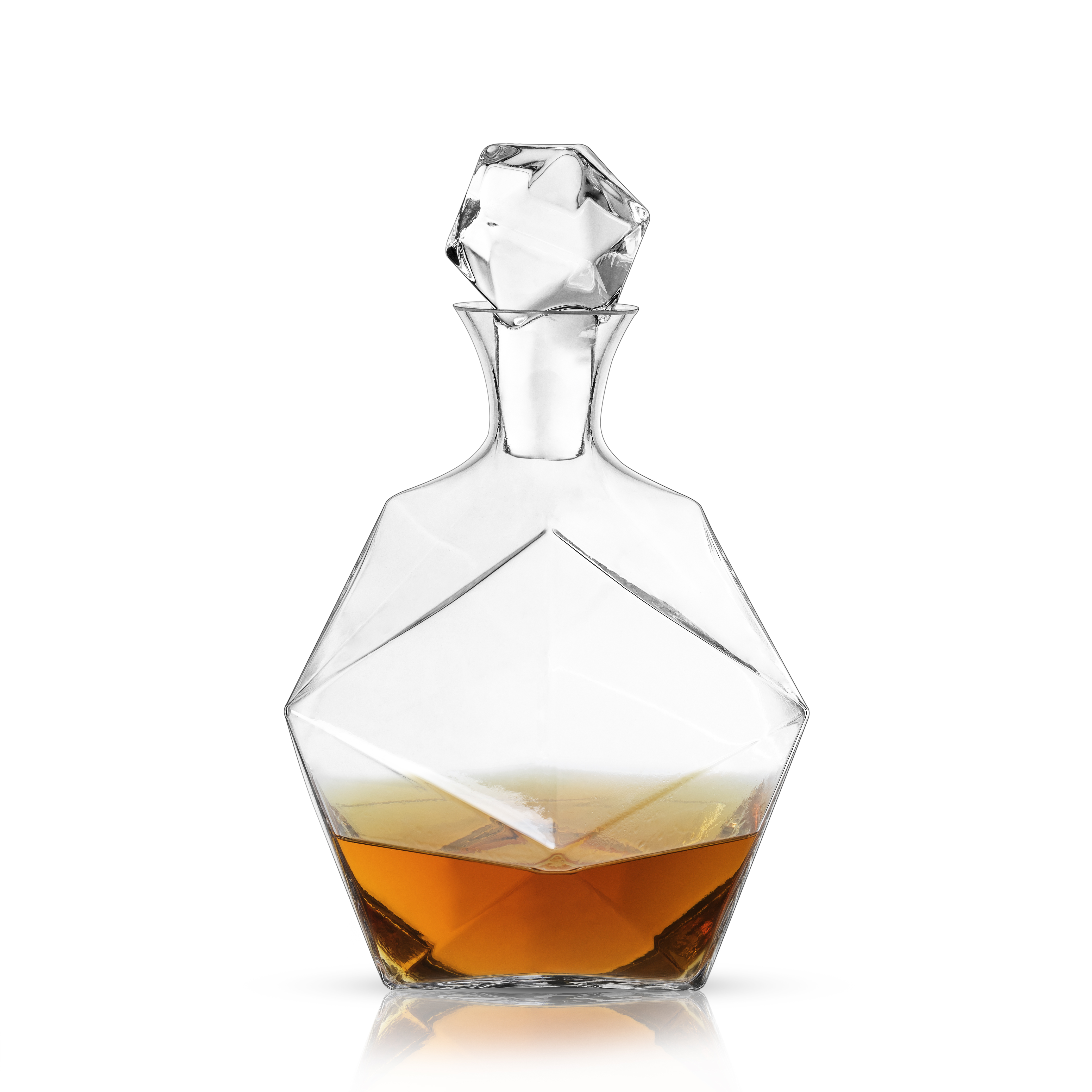 Viski® Faceted Crystal Liquor Decanter 5