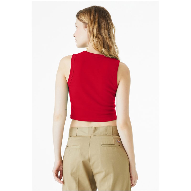 Bella + Canvas Ladies' Micro Rib Muscle Crop Tank 49