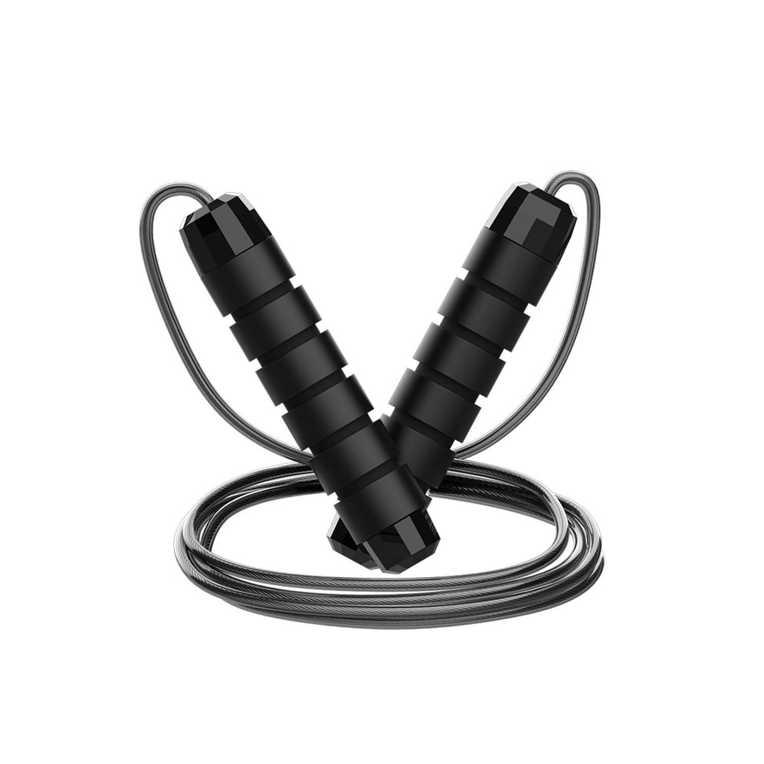 Adjustable Steel Wire Skipping Rope with Foam Handles 3