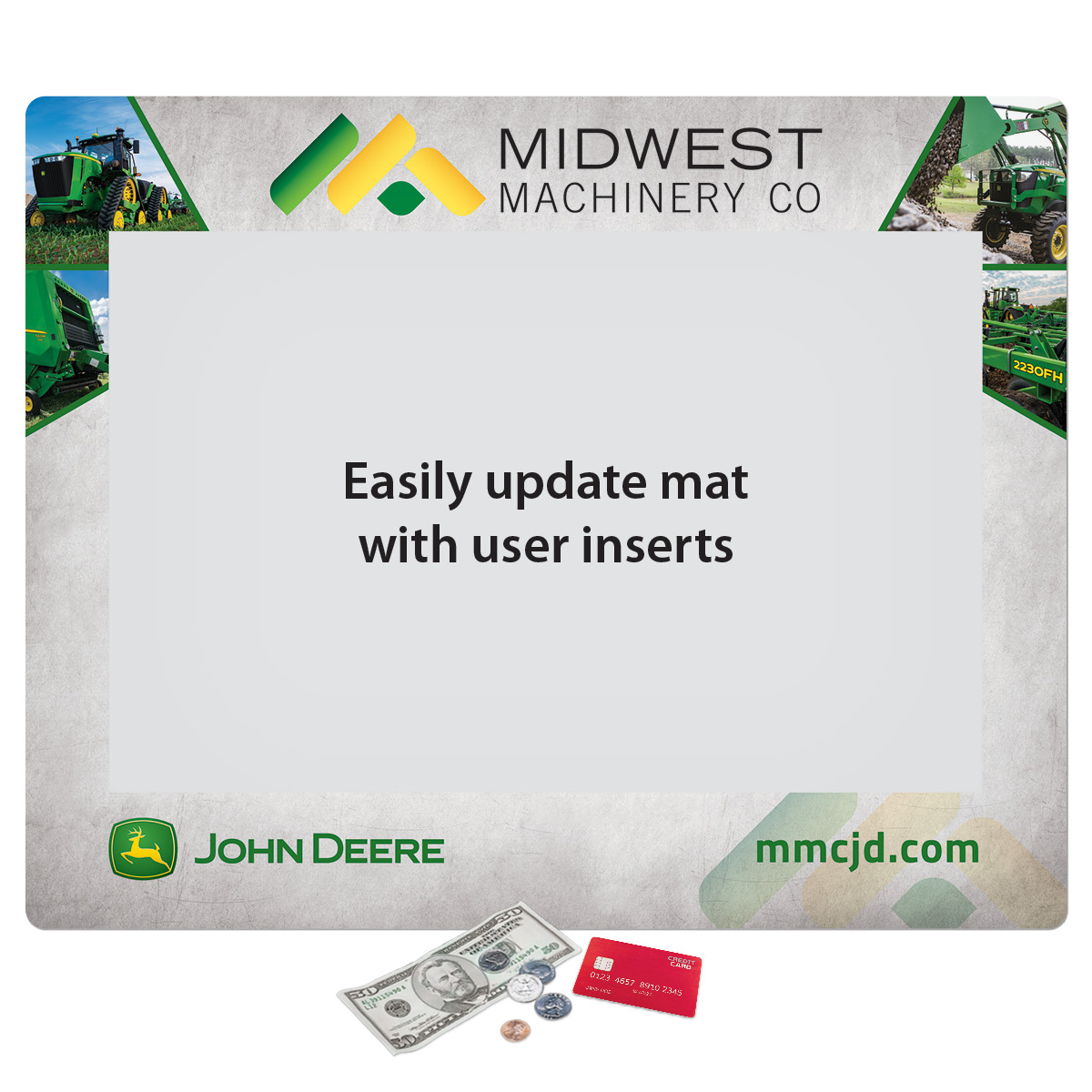 Frame-It Flex Barely There Ultra Thin Window Counter Mat-16"x20"x.020"