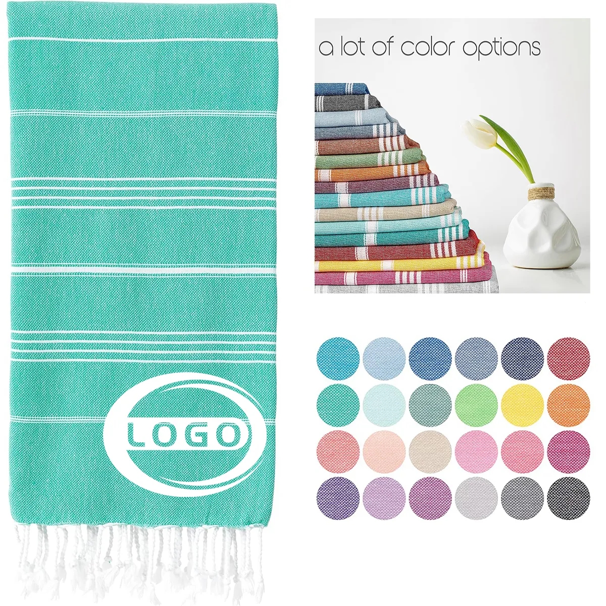 Customized Turkish Quick Dry Oversized Beach Towel 3