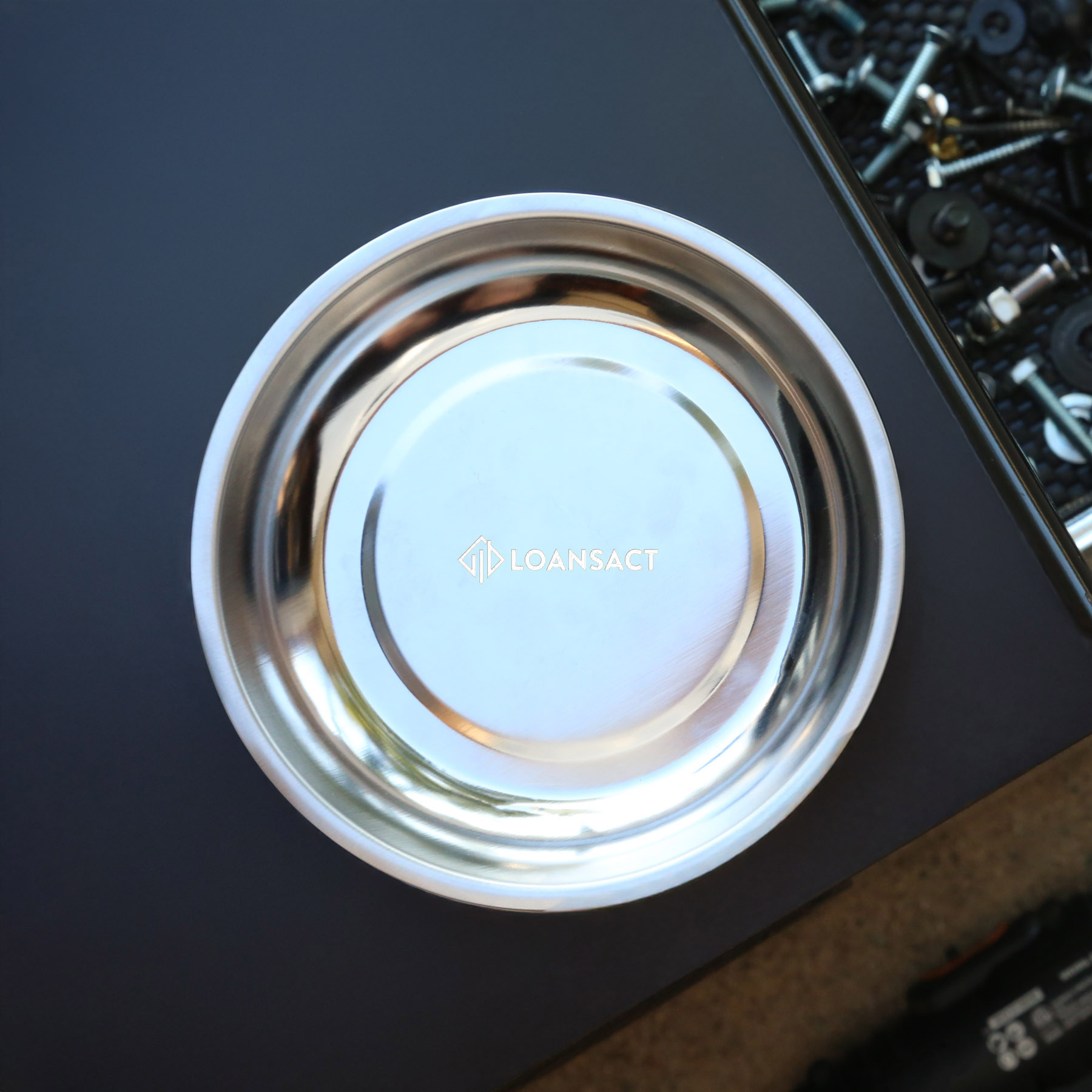 PartSaver Stainless Magnetic Bowl 12