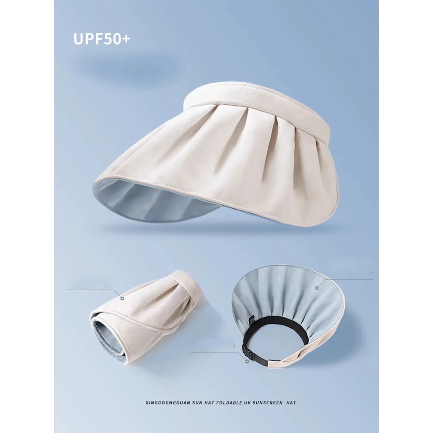 Summer Folding Hollow Top Sun Hat 7