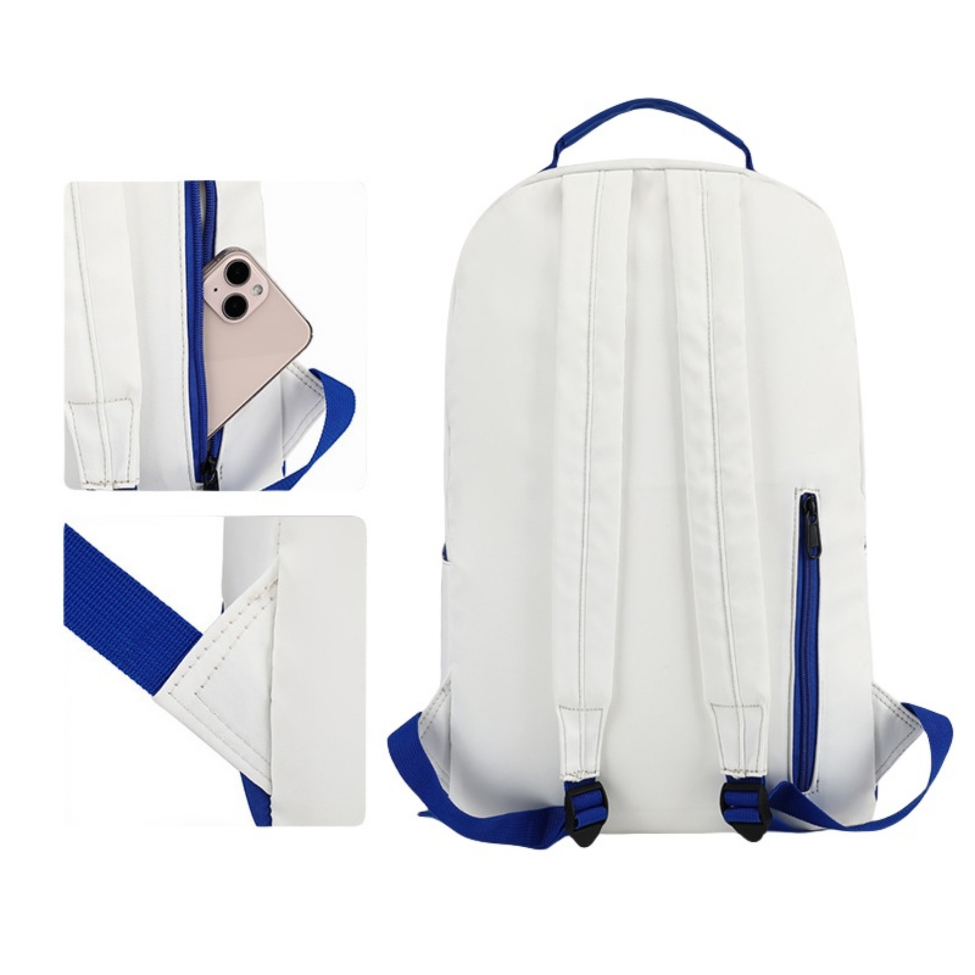 Large Capacity Color-Block Casual Backpack 5