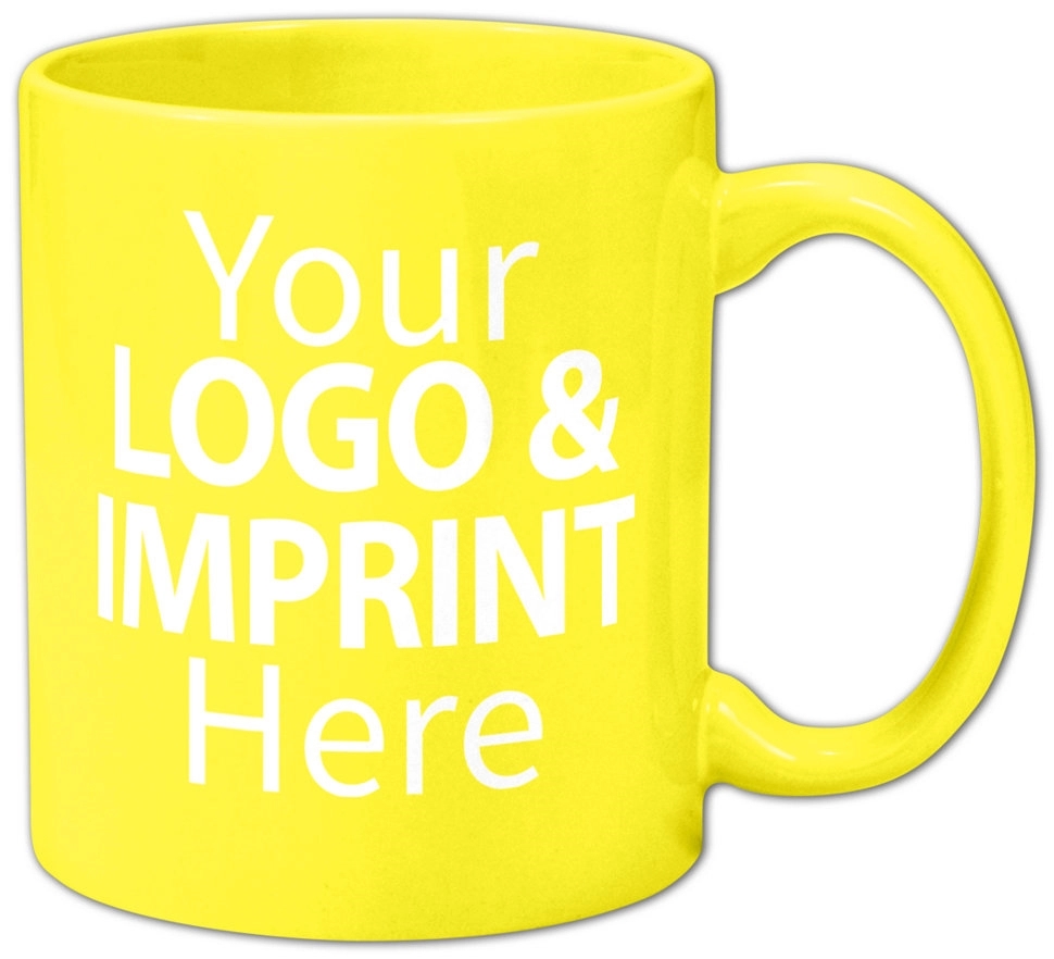 11 oz. Colored Ceramic Mugs 10