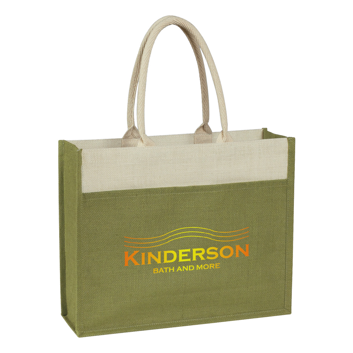 Jute Tote Bag With Front Pocket, custom tote bag with logo imprint 12