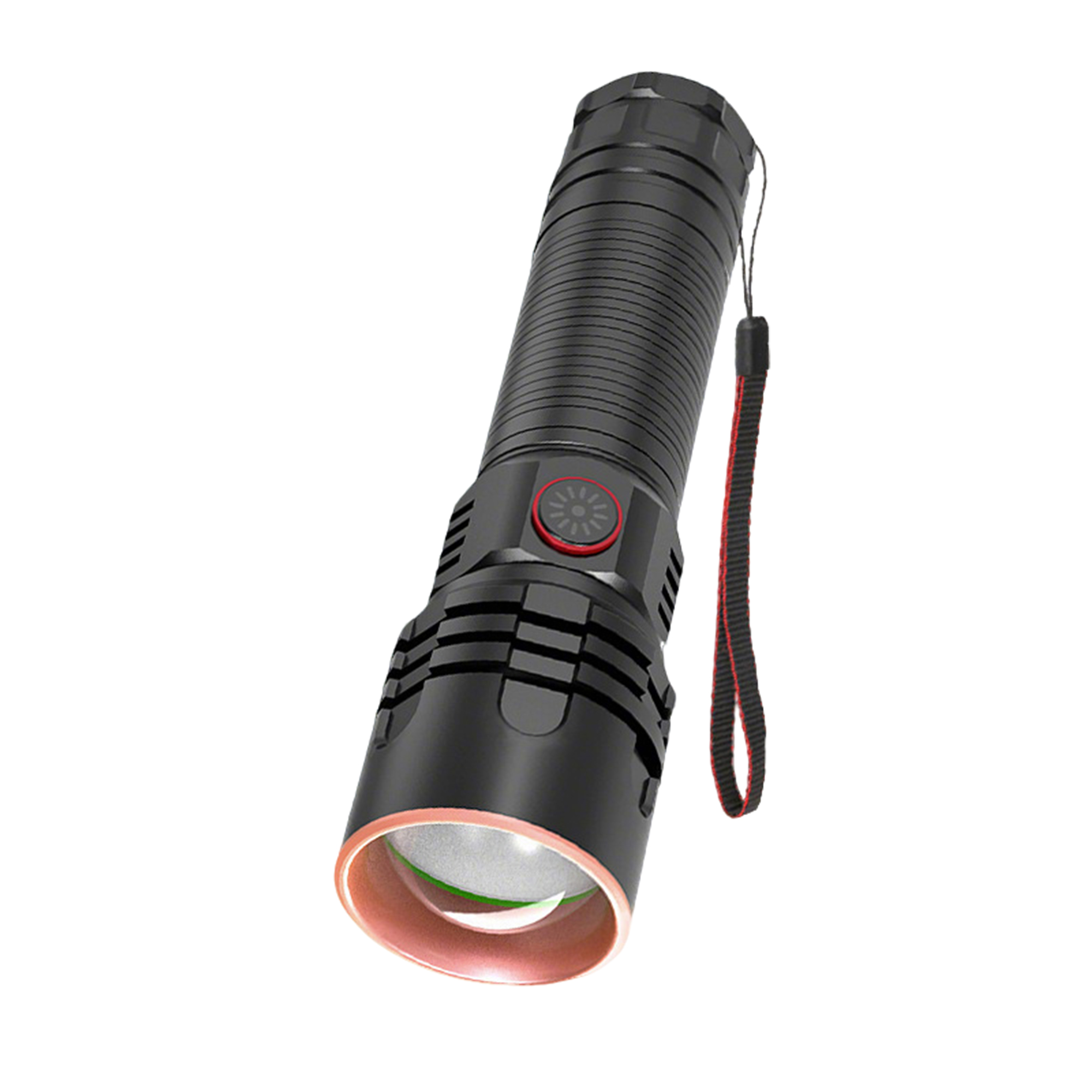 Rechargeable Zoom Flashlight With Three Mode Output 5.9" Length X 1.6" Width 3