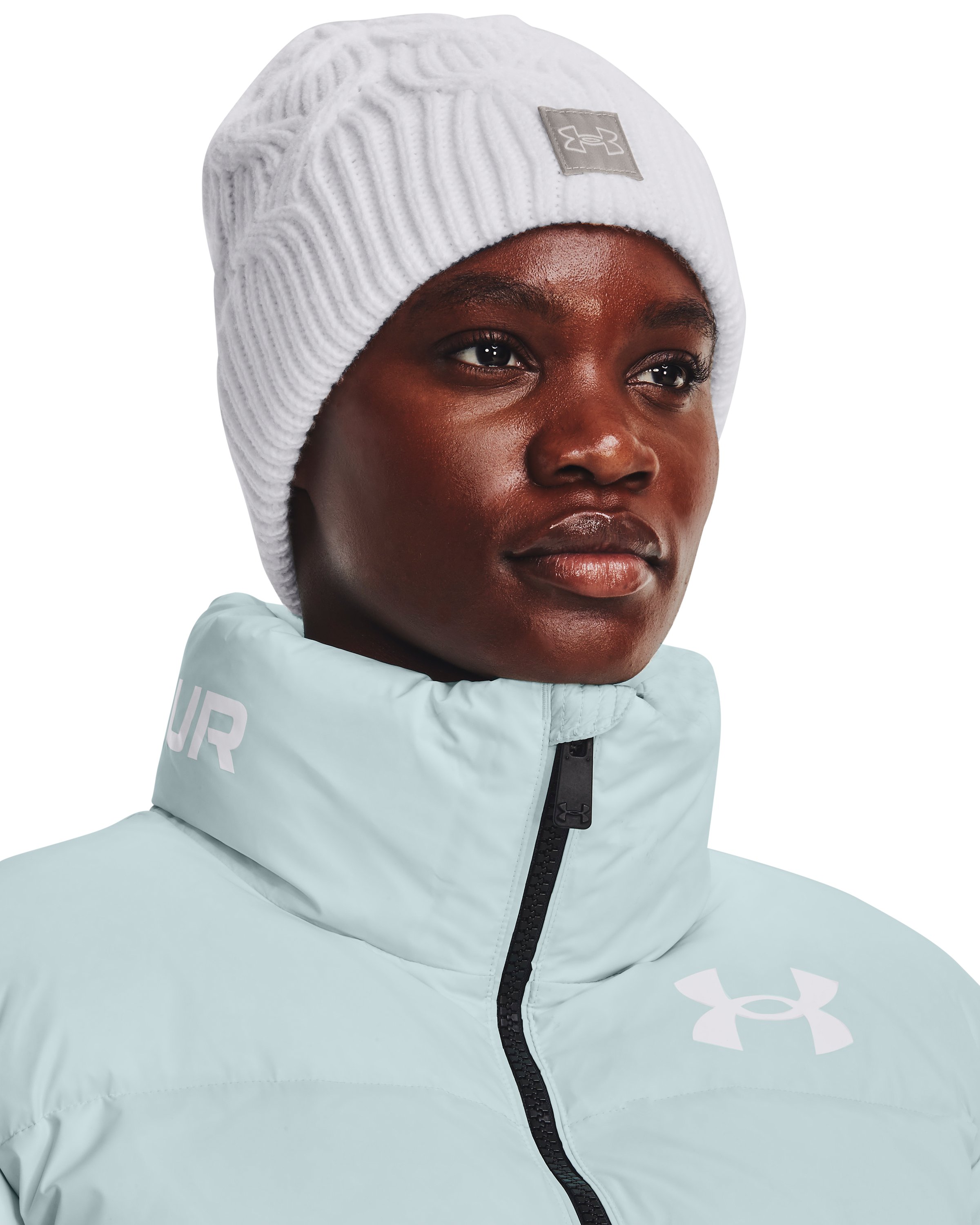 Women's UA Halftime Cable Knit Beanie 2