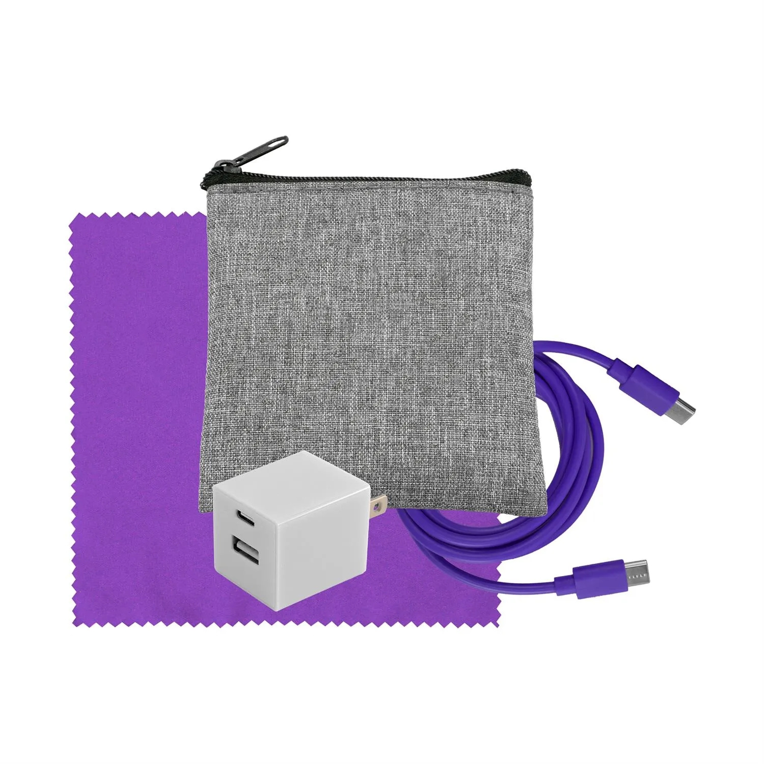 Recycled A+C to C Cable, Wall & Cloth Set 13