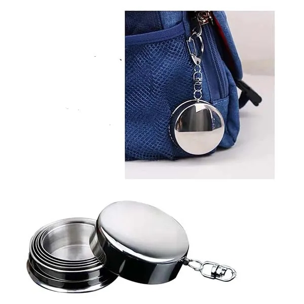 Collapsible Telescopic Stainless Steel Portable Cup 4