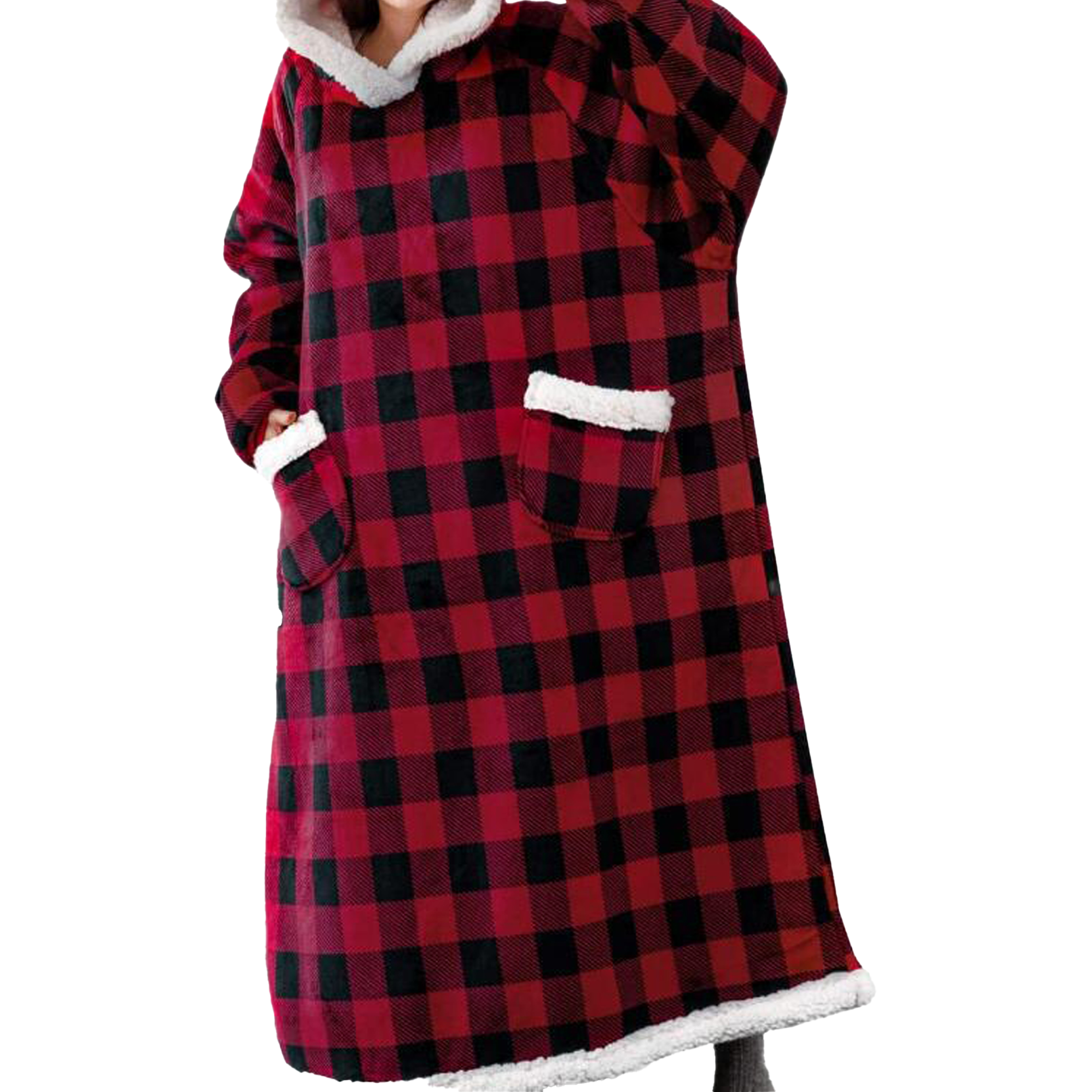 Polyester Winter Extended And Thickened Lazy Blanket 5