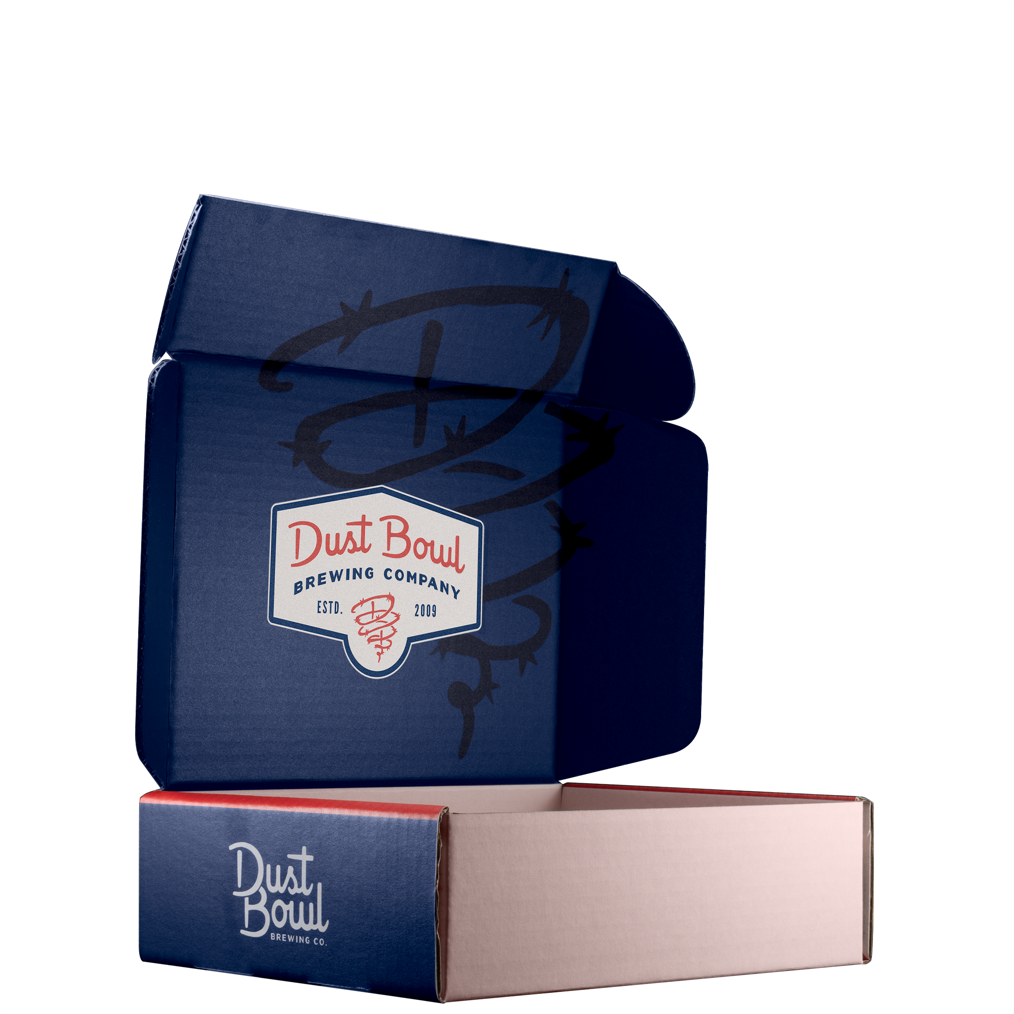 Mailing Box, B-Flute10" x 8" x 3" - White - D - 240 sq in 2