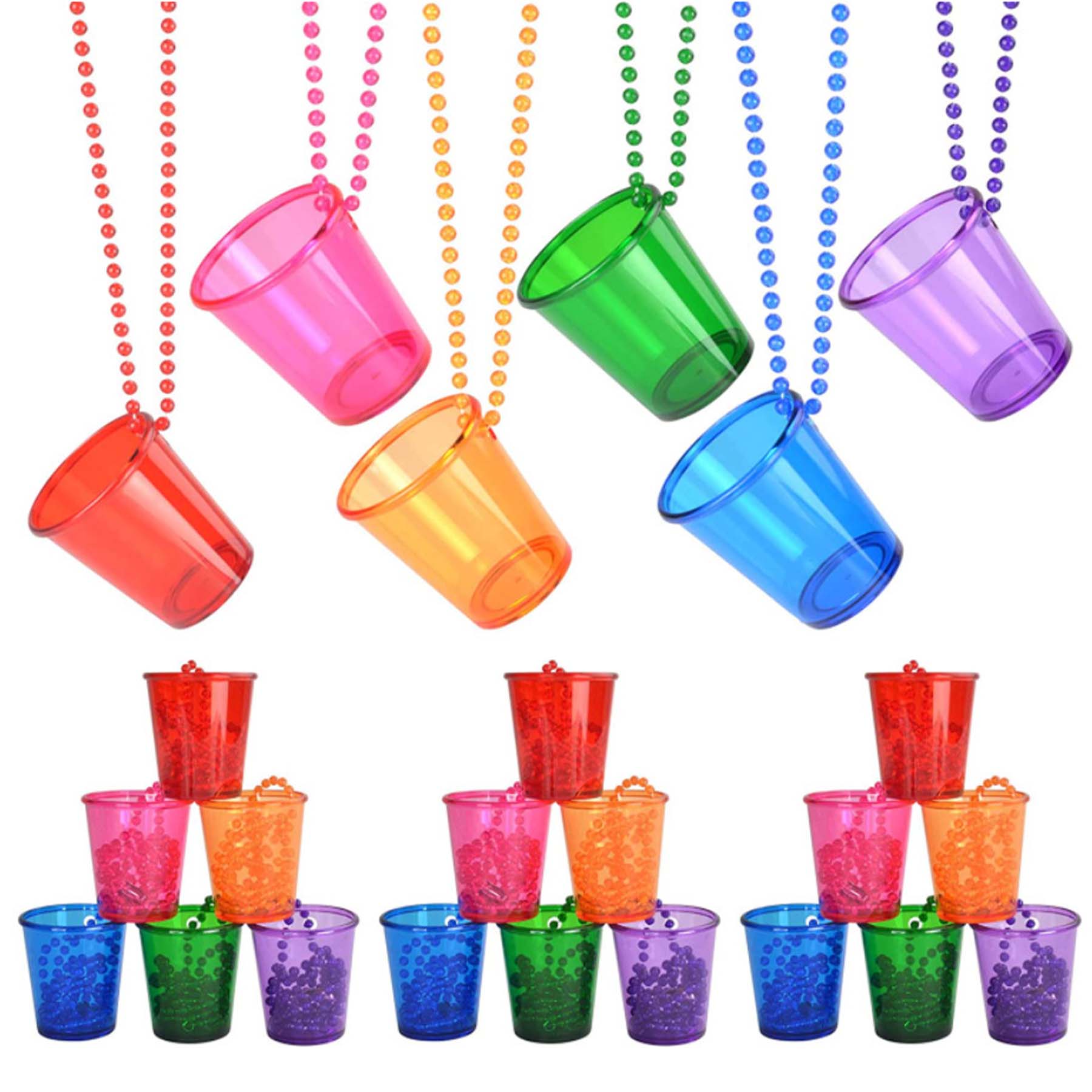Shot Glasses on Beaded Necklace 2