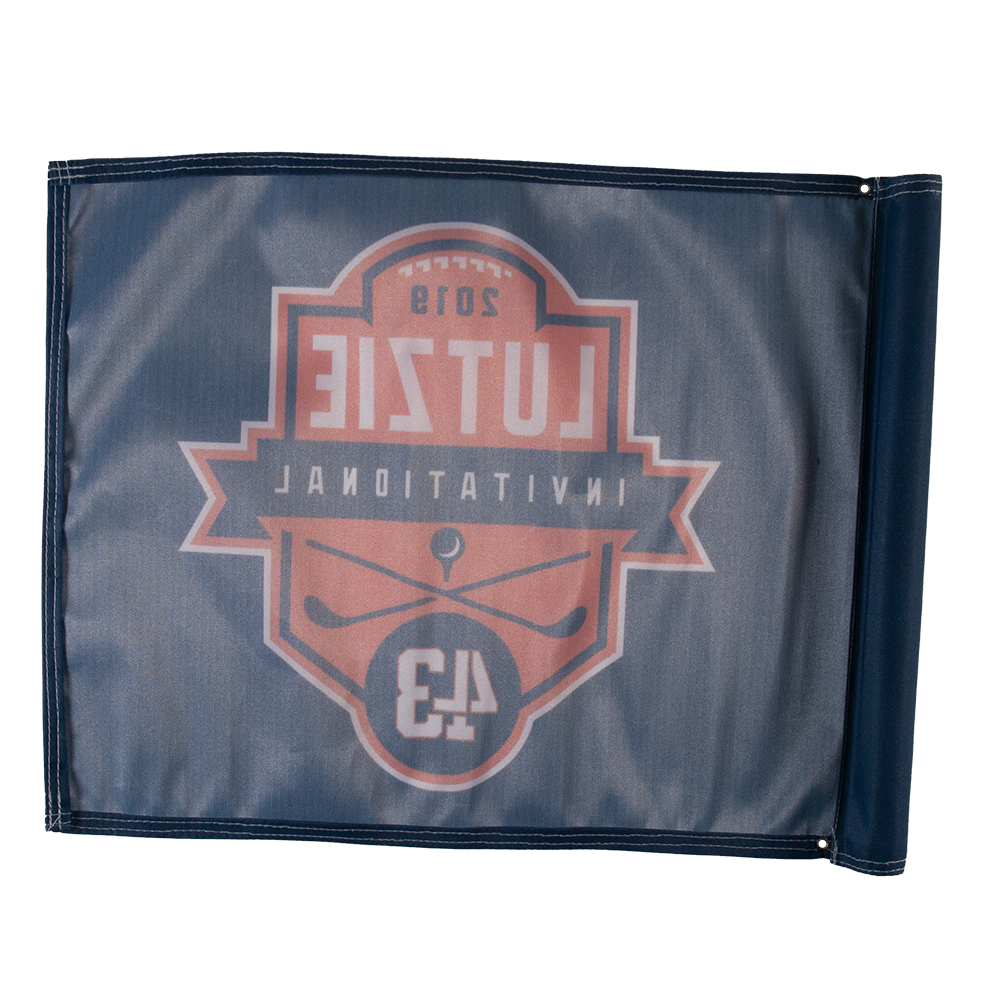 14" x 20" Full Color Golf Flag, 1 ply 1