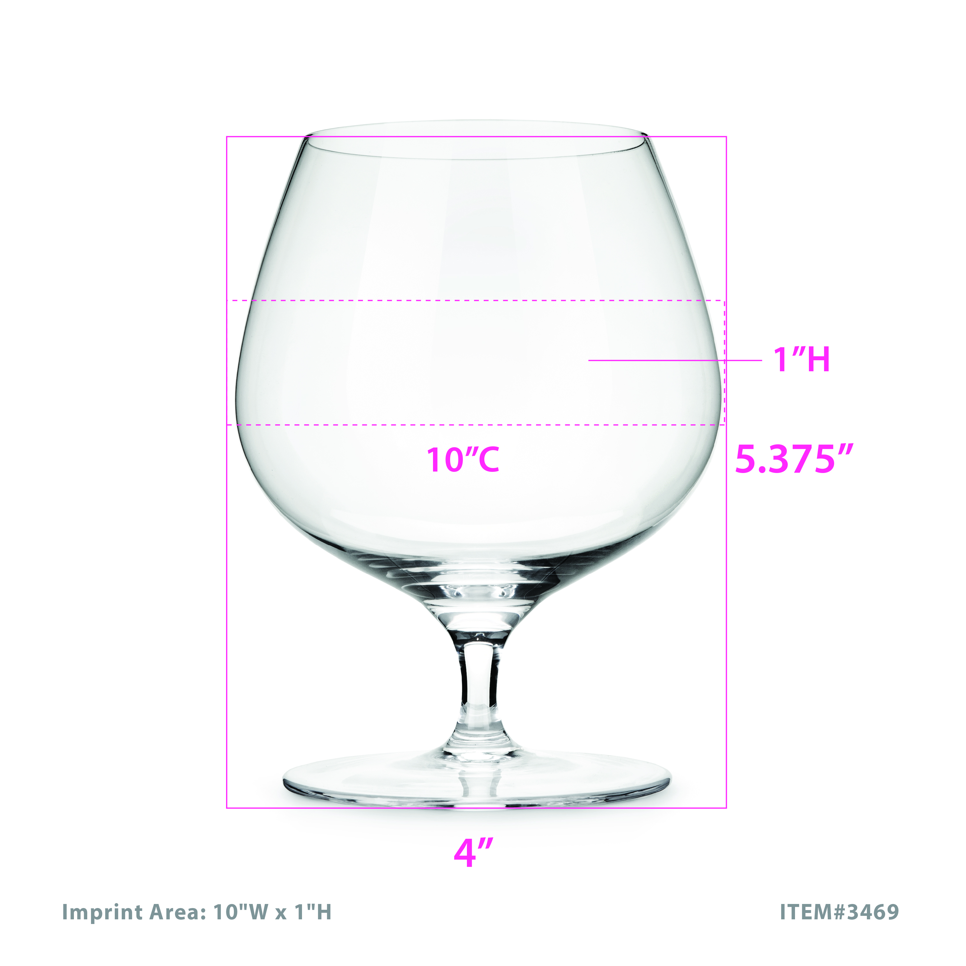 Viski® Crystal Wingback Brandy Glass, set of 2 6
