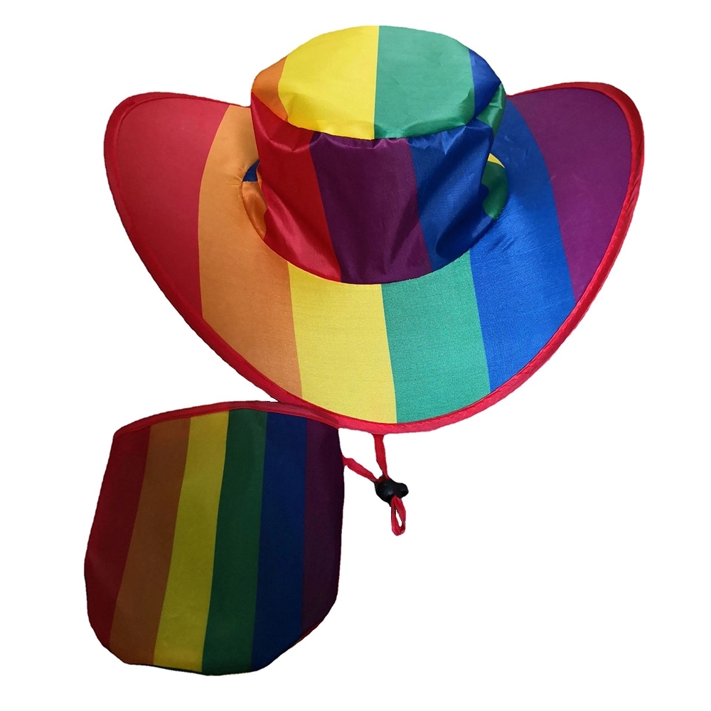 Foldable Cowboy Hat with Storage Pouch 1