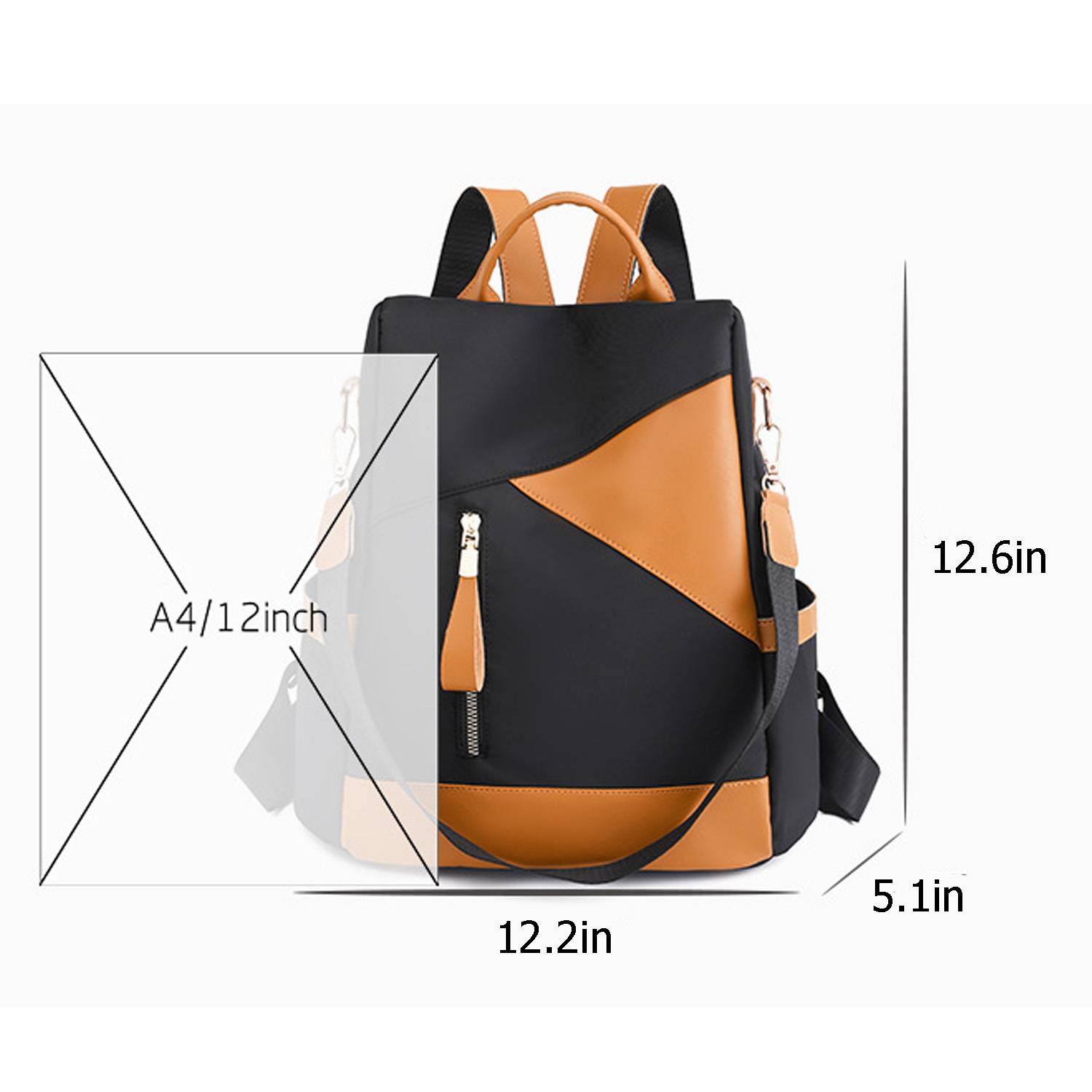 Fashion collides with color outdoor Oxford cloth backpack 3