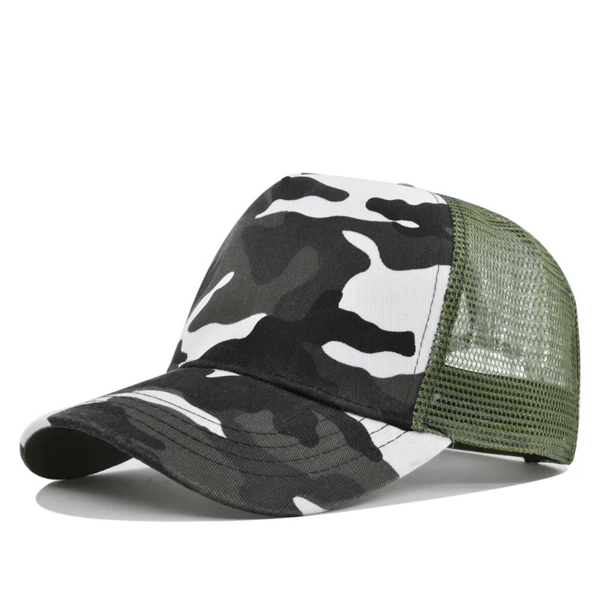 Durable 5 Panel Trucker Hat with Breathable Mesh Back 26