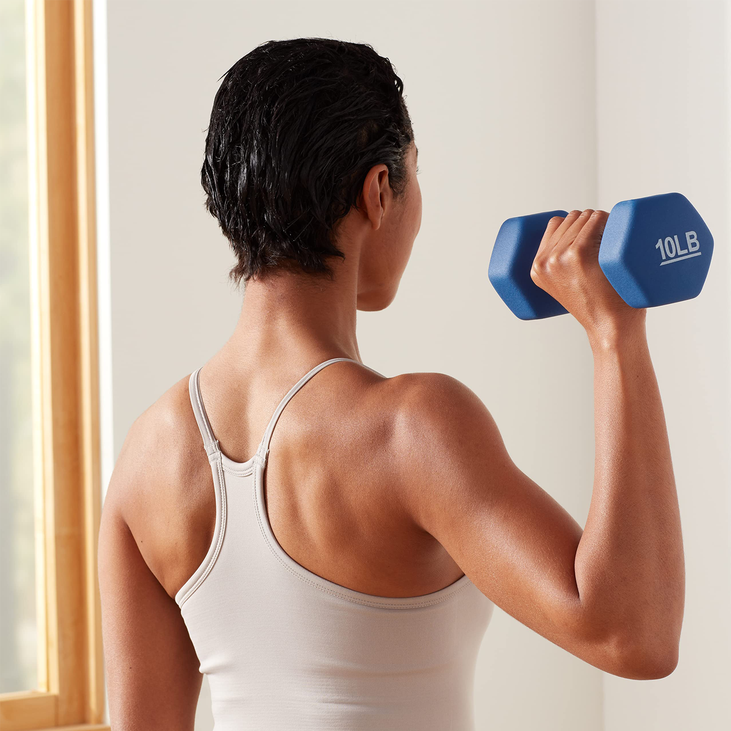 HexGrip-Dip-Coated Dumbbells for Yoga & Arm Sculpting 6