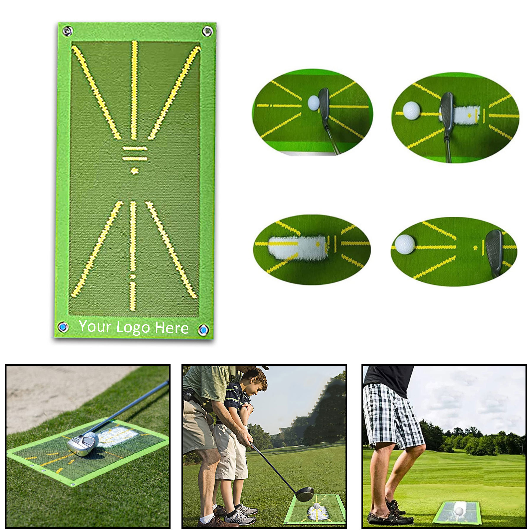 Golf Swing Training Hitting Mat 2