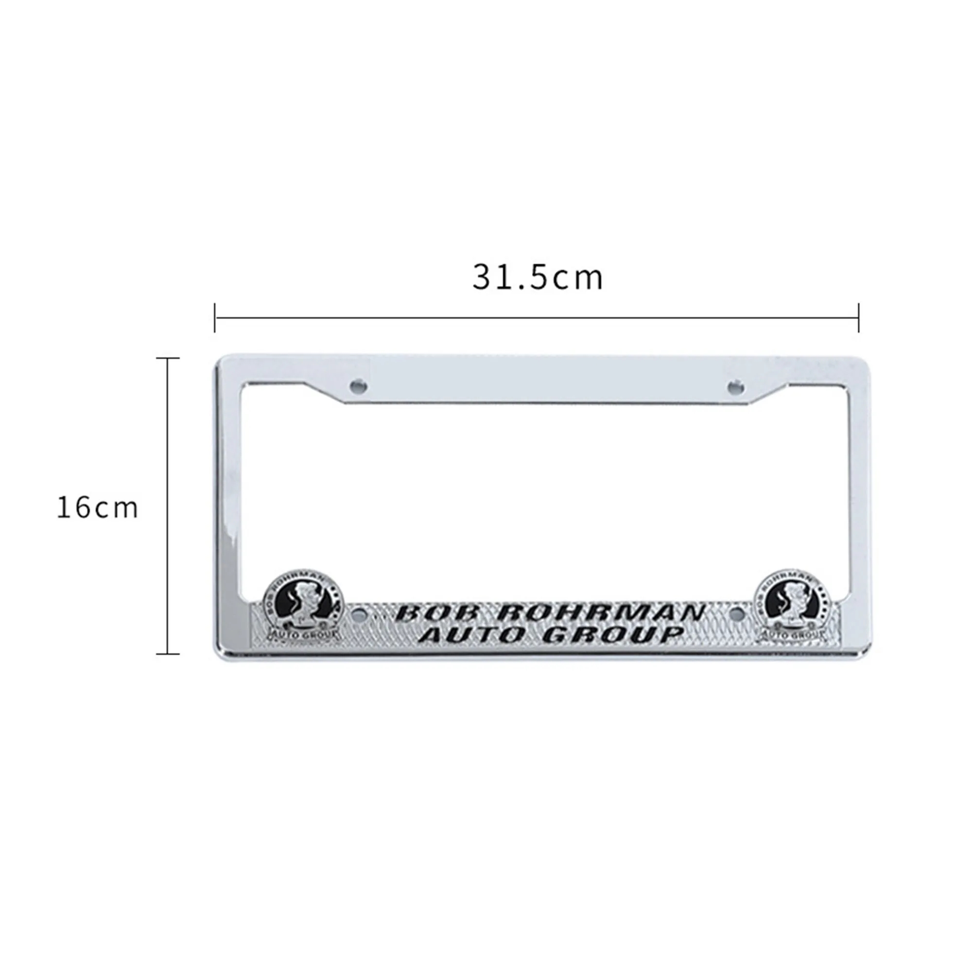 Plastic Vehicle License Plate 2