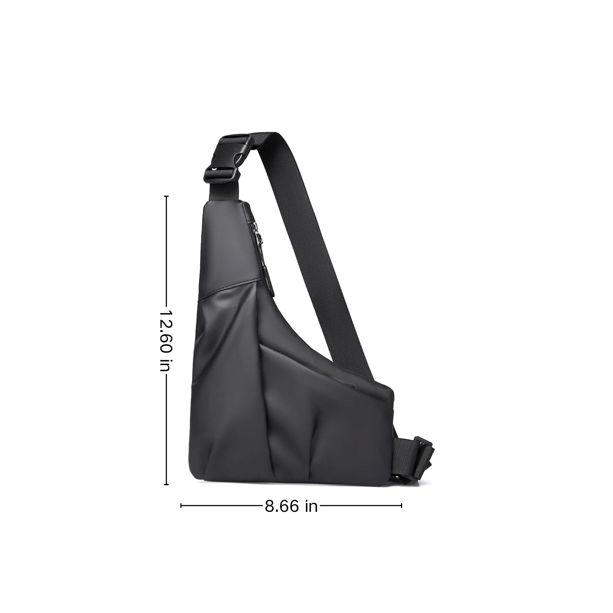 Lightweight Large Capacity Waterproof Triangle Crossbody Bag 4
