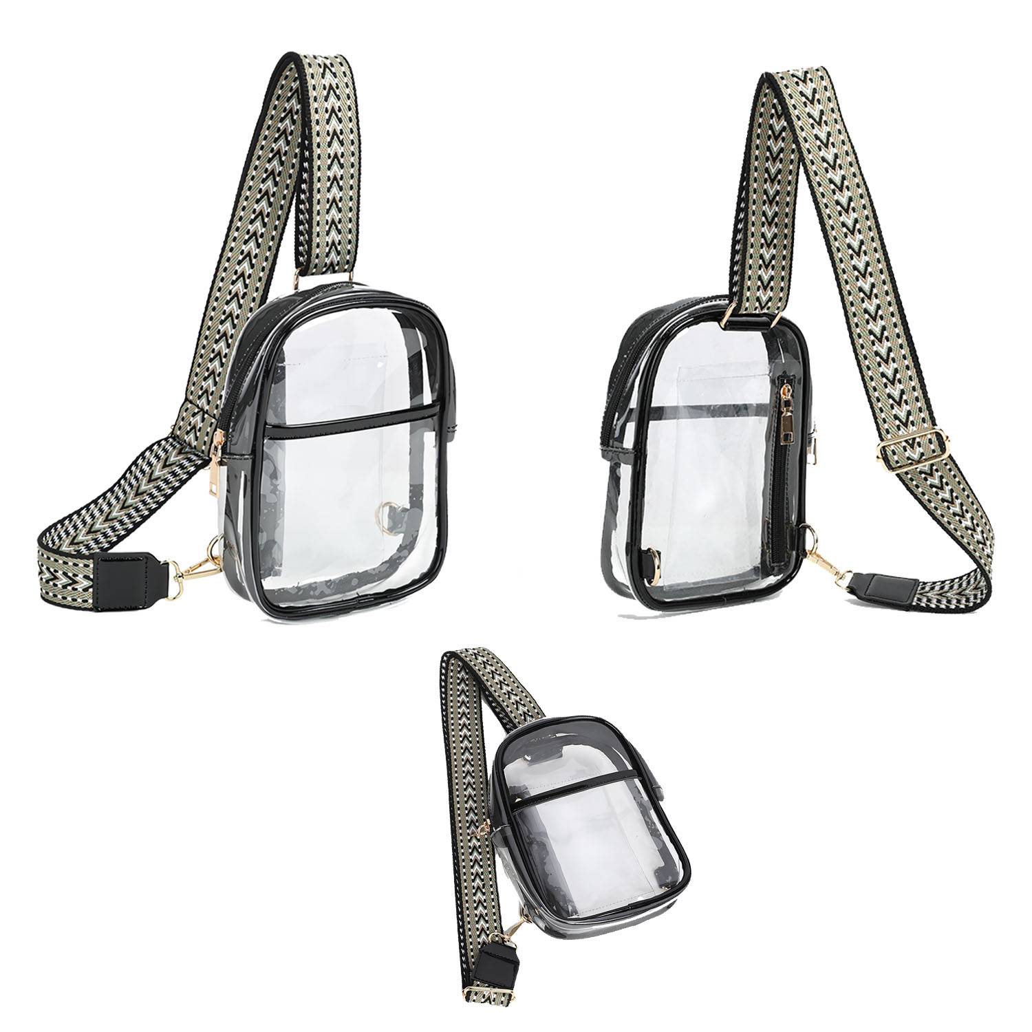 TPU waterproof Outdoor Clear Sling Bag 6