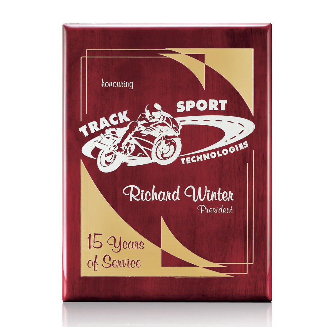 Oakleigh Plaque - Rosewood