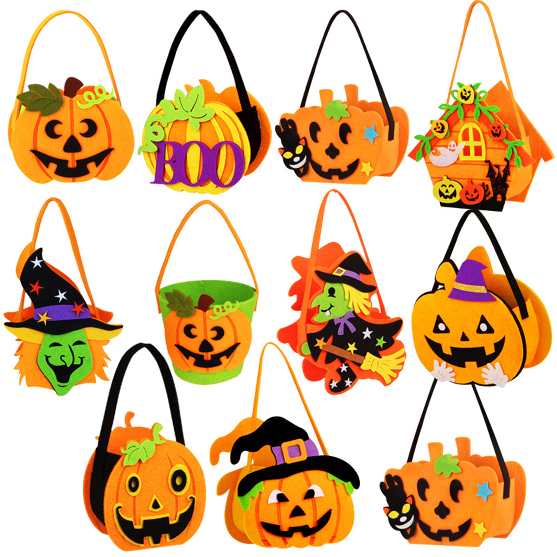 Halloween Pumpkin Wearable Candy Bags 3