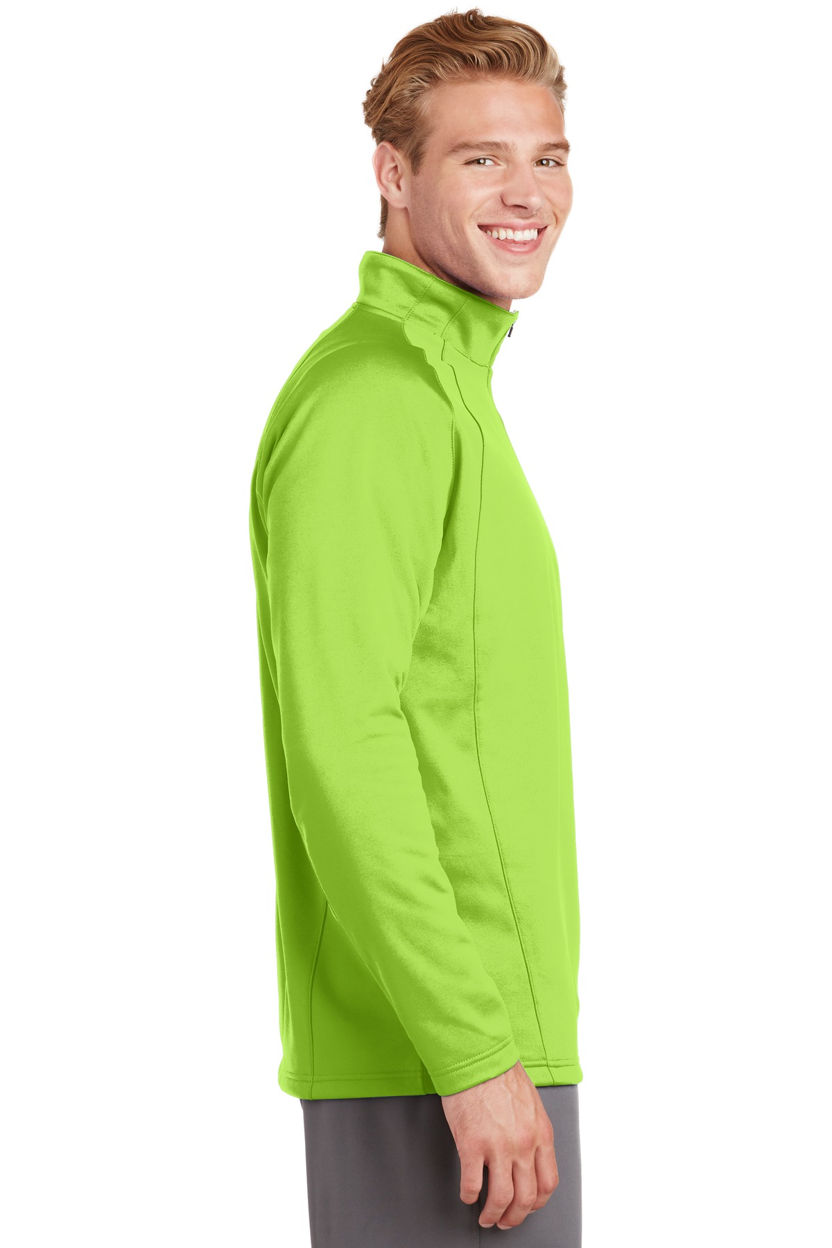 Sport-Tek Sport-Wick Fleece 1/4-Zip Pullover. F243, custom hoodie or sweatshirt with logo imprint 1