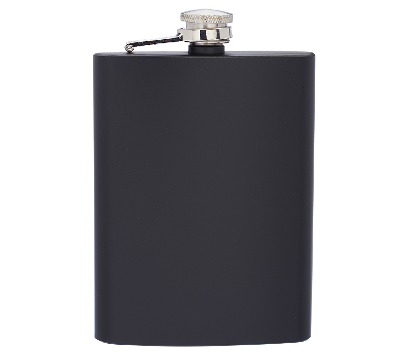 Stainless Steel Hip Flask, 8 oz. 4