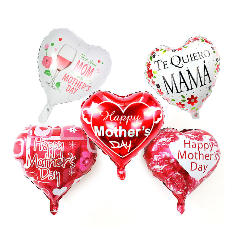 Custom 18 inches Heart Shape Foil Balloons 4