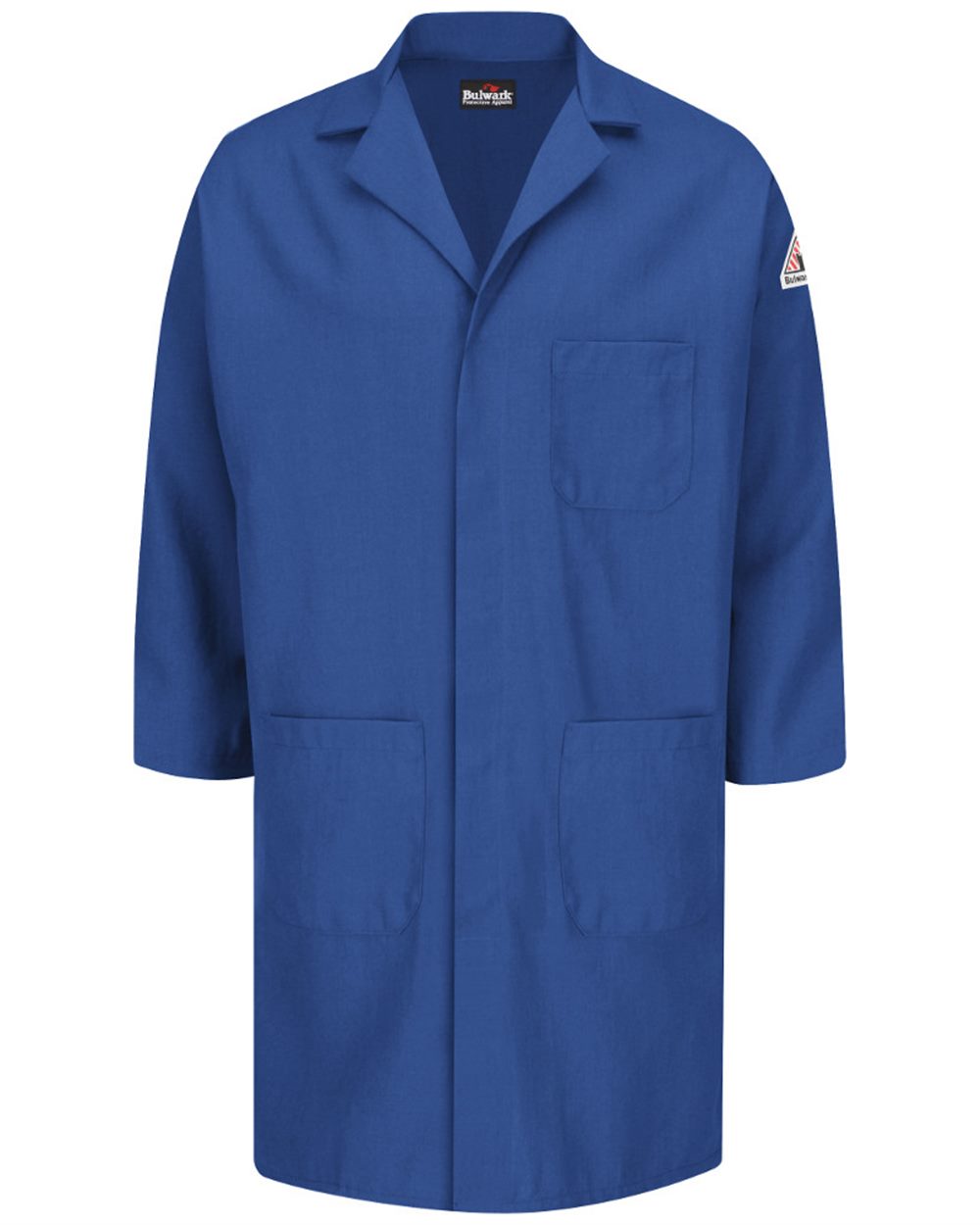 Concealed Snap Front Lab Coat Nomex IIIA 6 oz