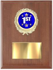 Plaque: 5x7" (Cherry), (Type) Mylar holder 2