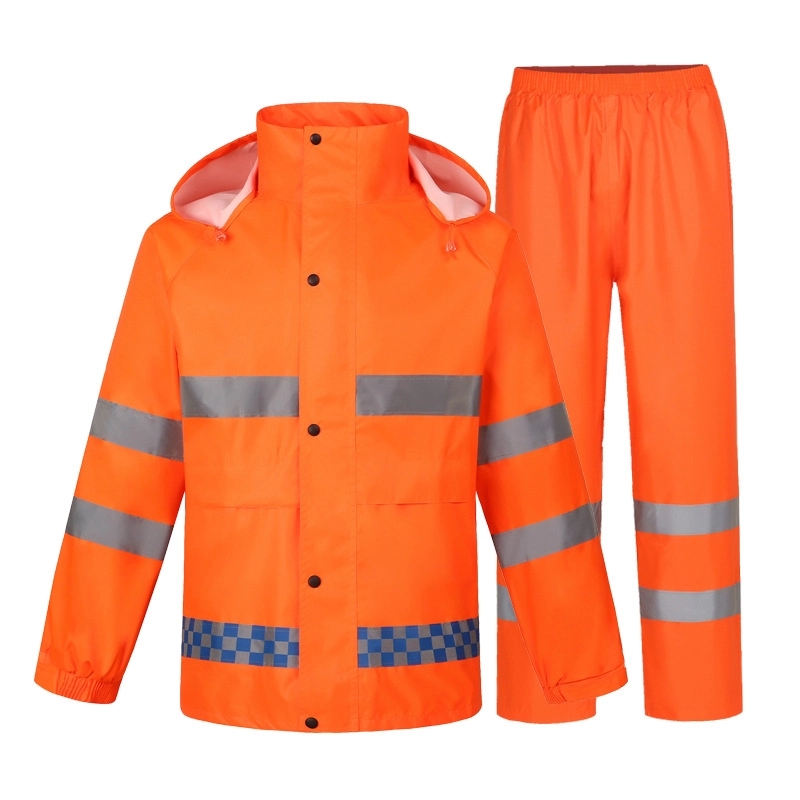 Reflective Raincoat with Pants 4
