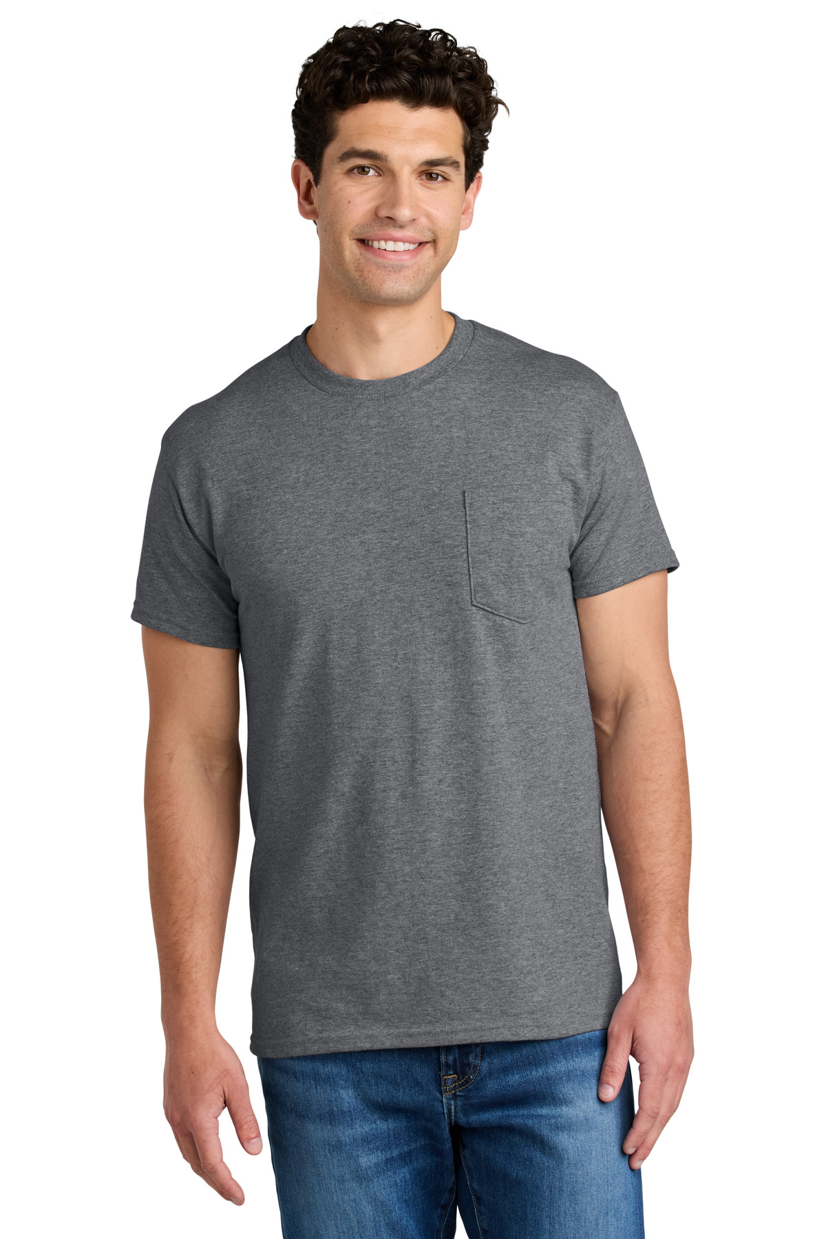 Gildan - DryBlend 50 Cotton/50 Poly Pocket T-Shirt. 8300 31