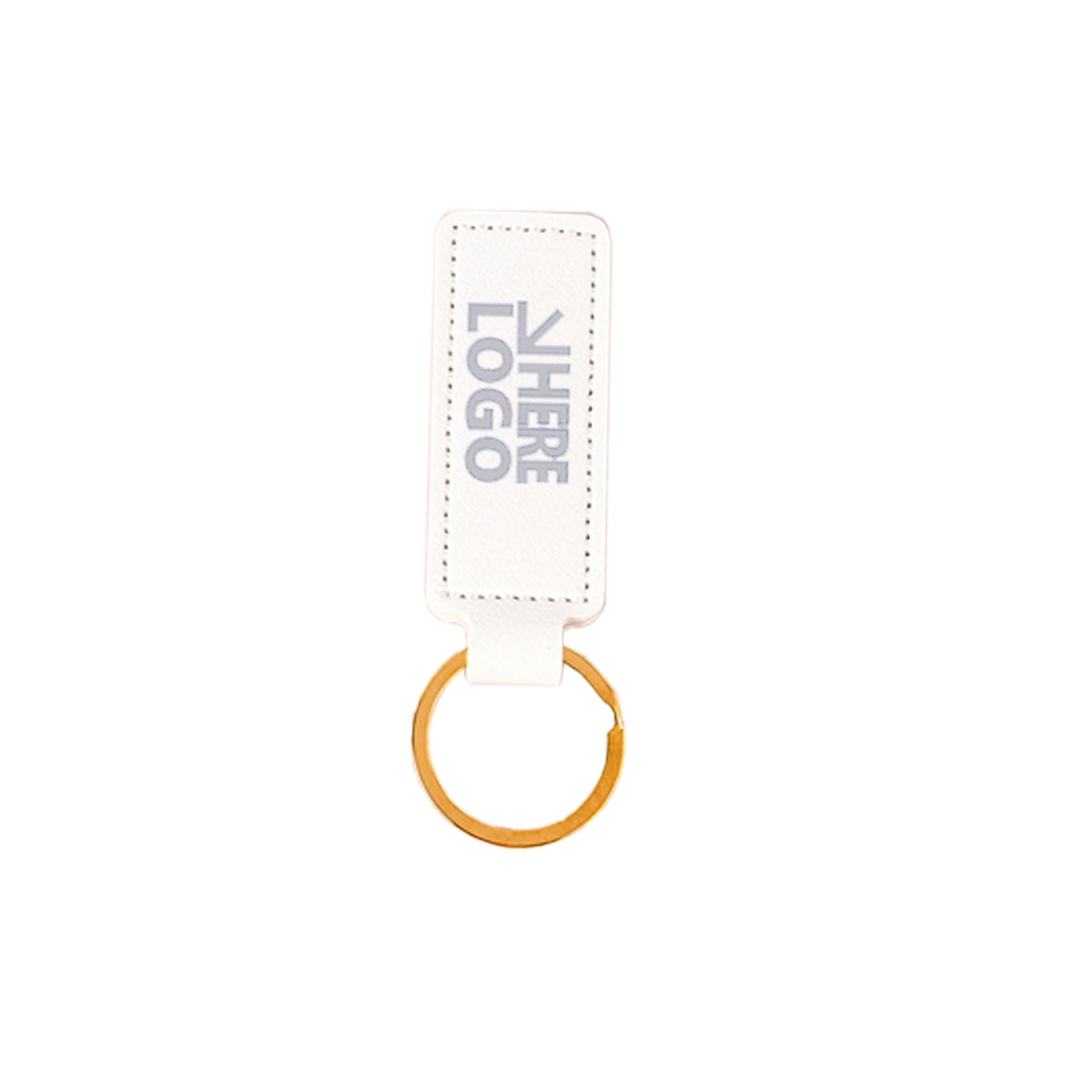 Full Color PU Leather Keychain 6