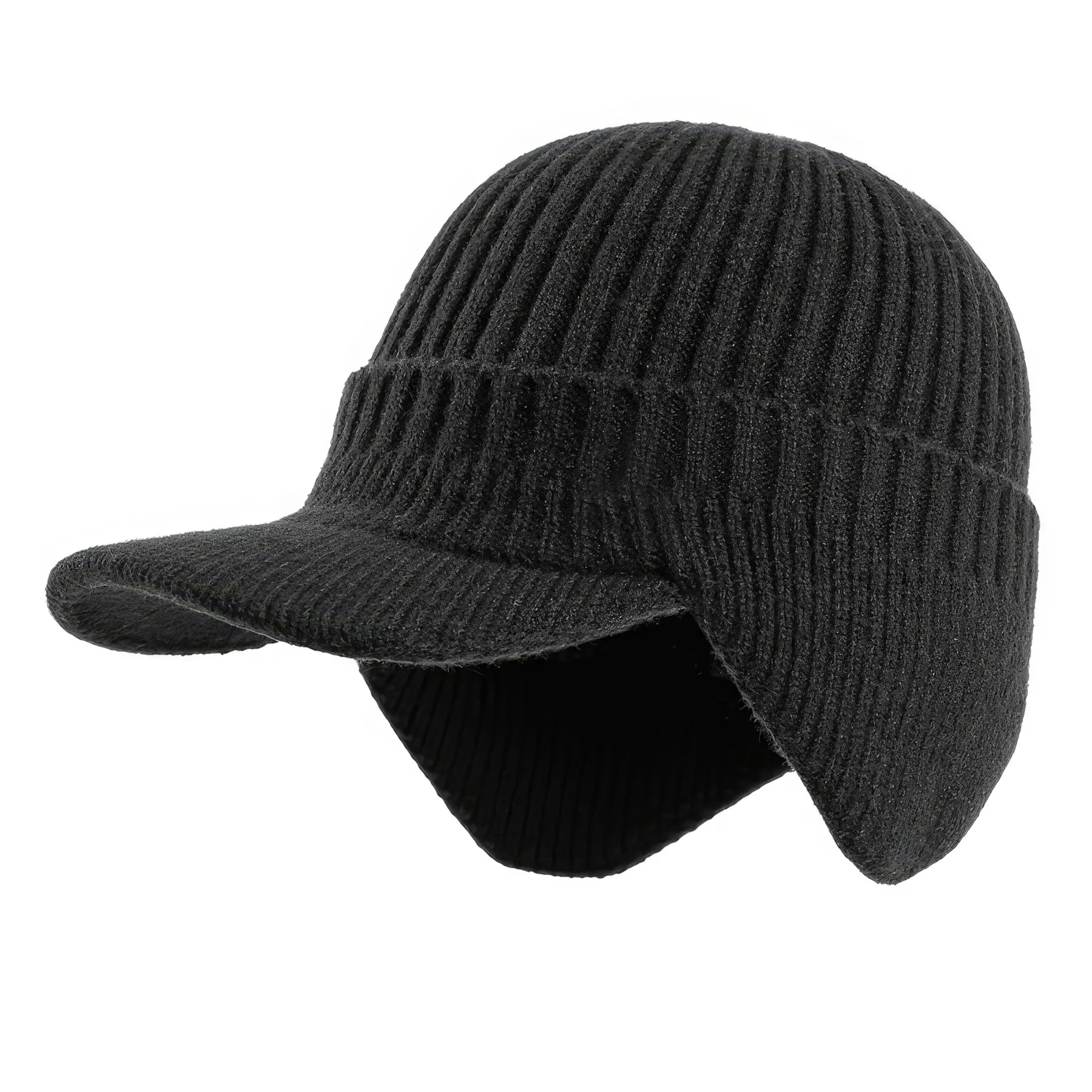 Earflaps Warm Knit Hat 3