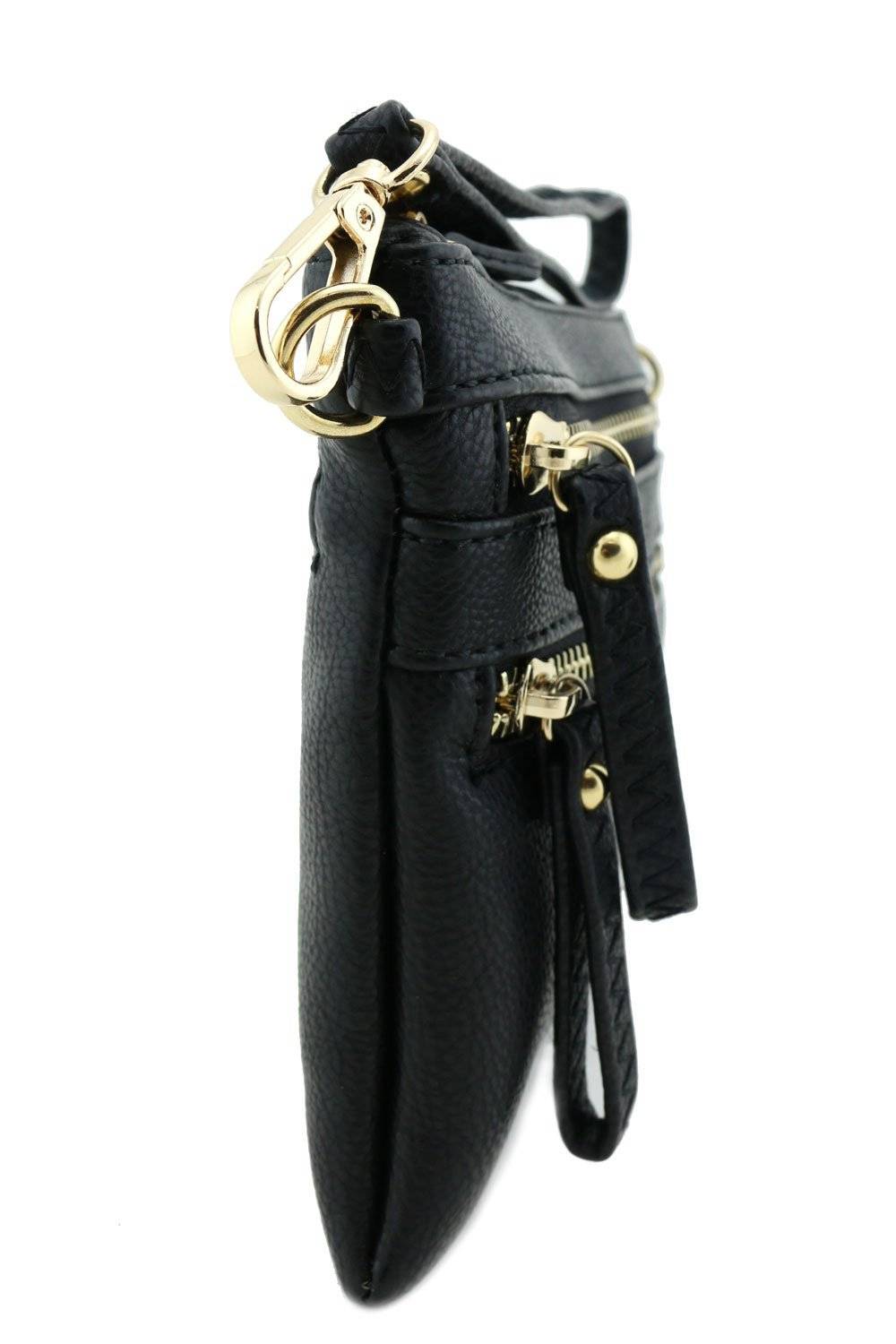 PU Leather Small Wristlet Crossbody Bag 4