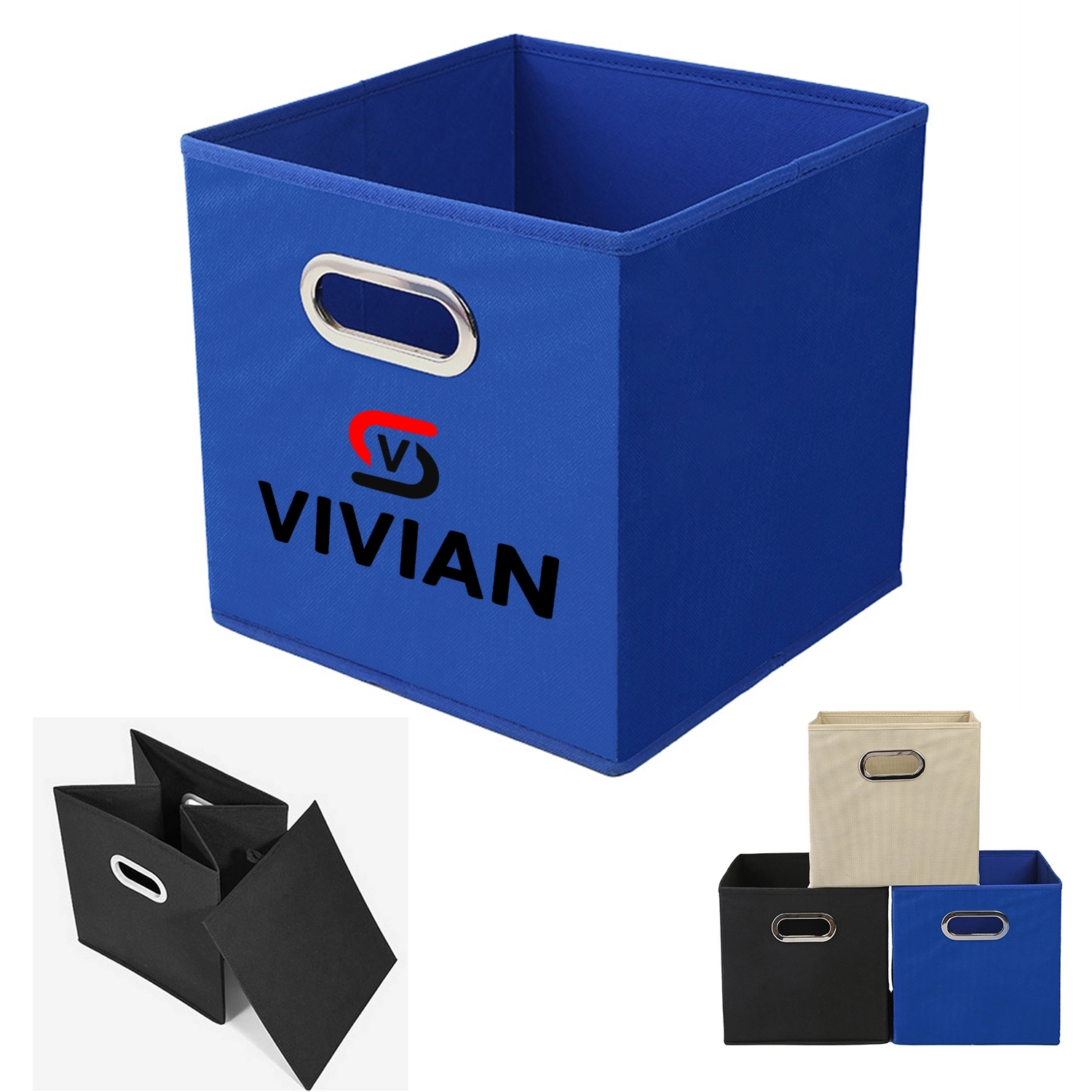 20L Fabric Foldable Storage Box W/ Handle For Car 1