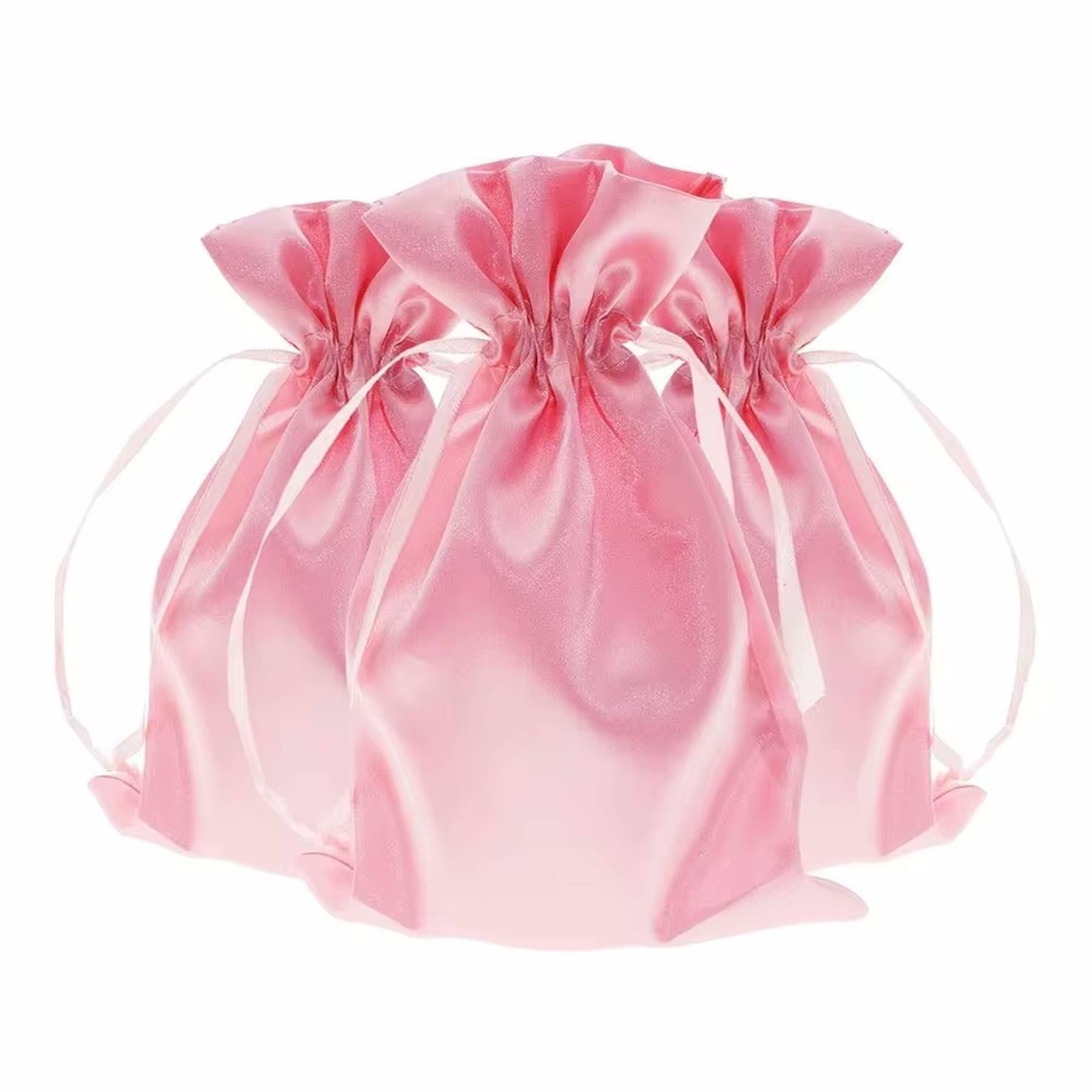 Satin Drawstring Bags Jewelry Pouch Wedding Gift Bags 12